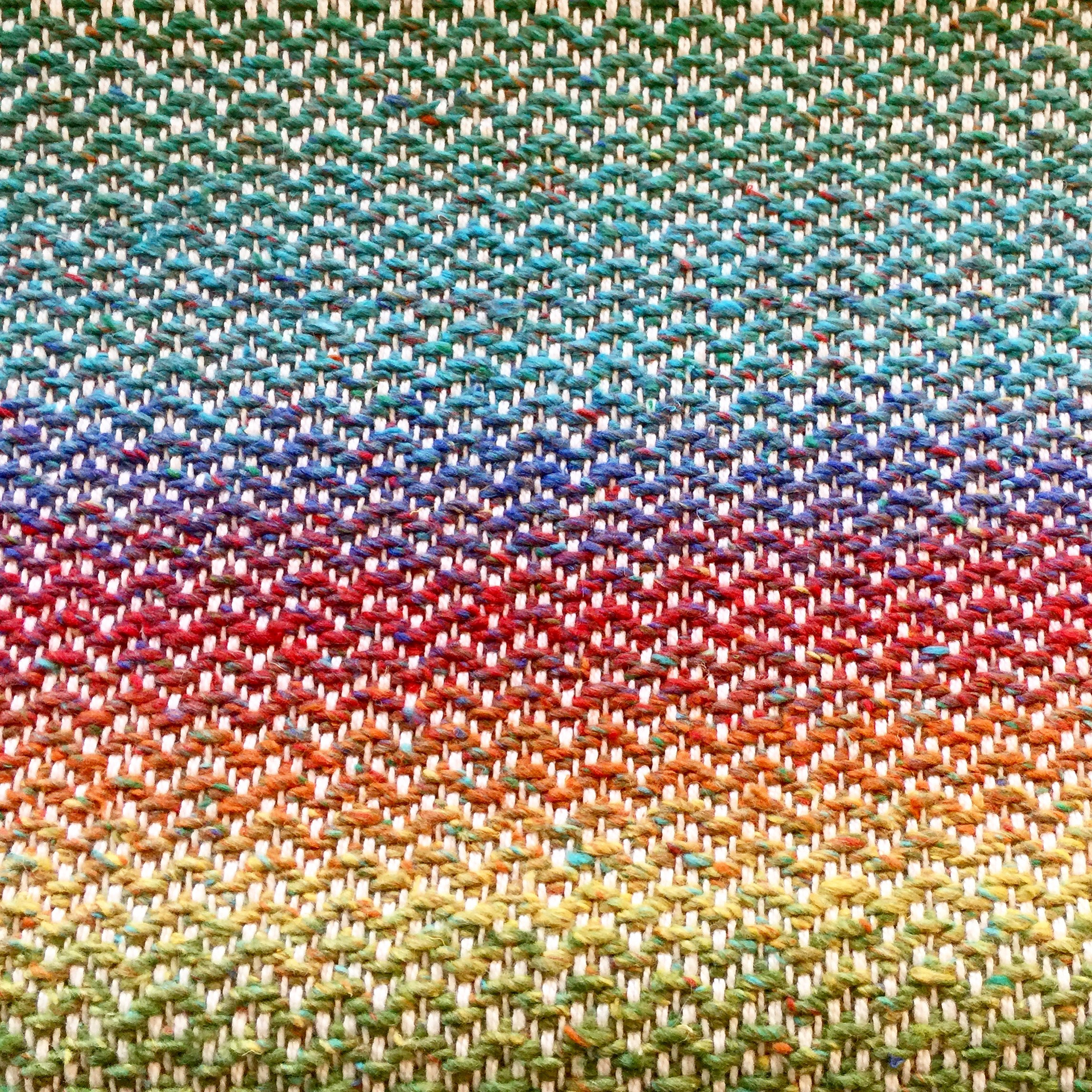 Detail of handwoven twill 