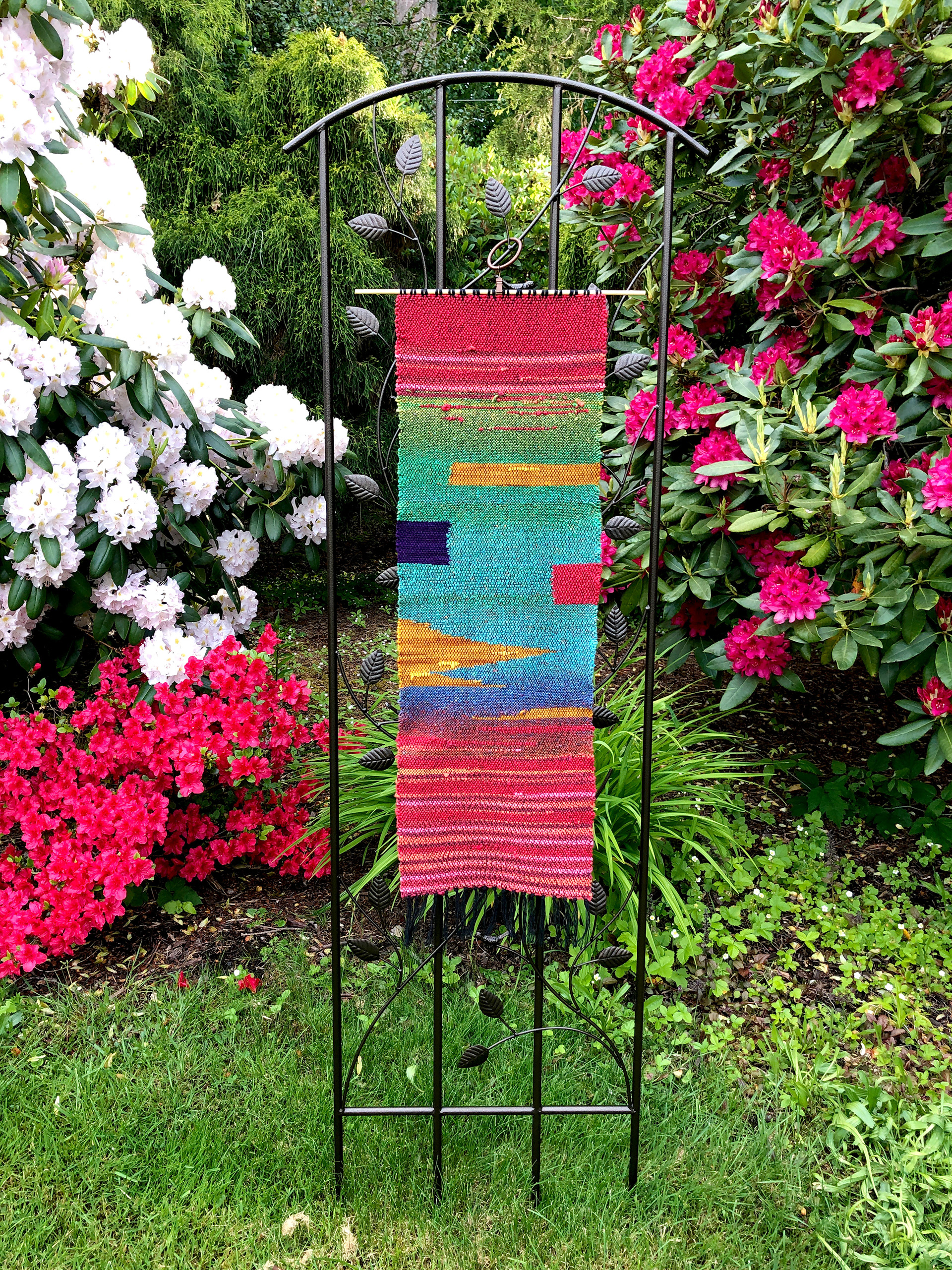 Handwoven tapestry from my personal collection.