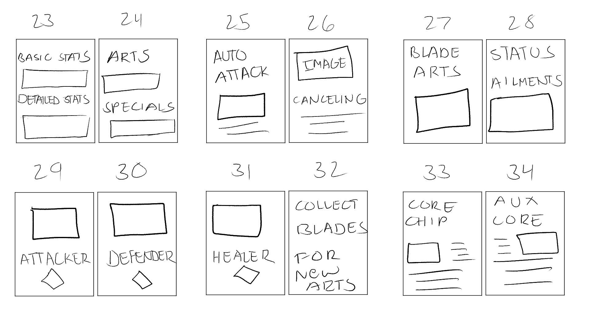 Thumbnail Sketches Page 3