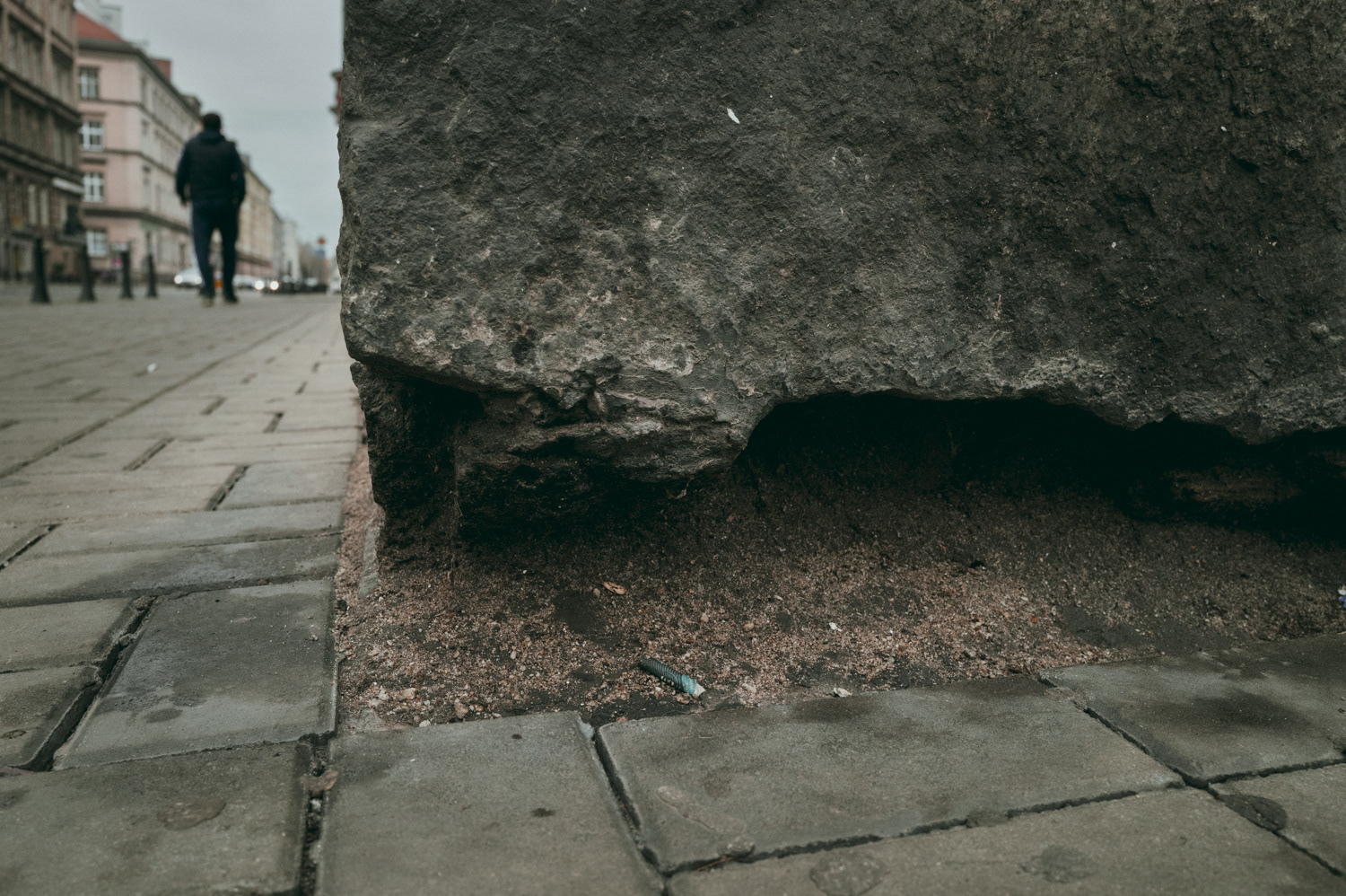 Urban texture and pavement detail, from the project Urban Anatomy by Sebastian Szczepanowski