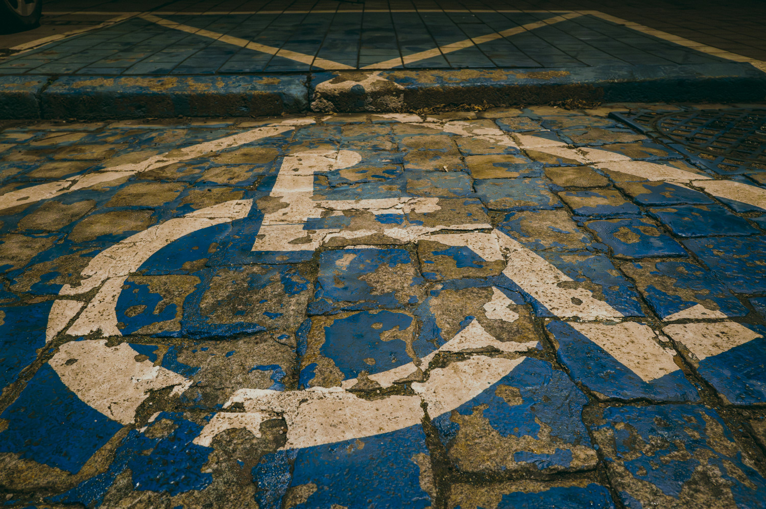 Sign and urban surface texture, from the project Urban Anatomy