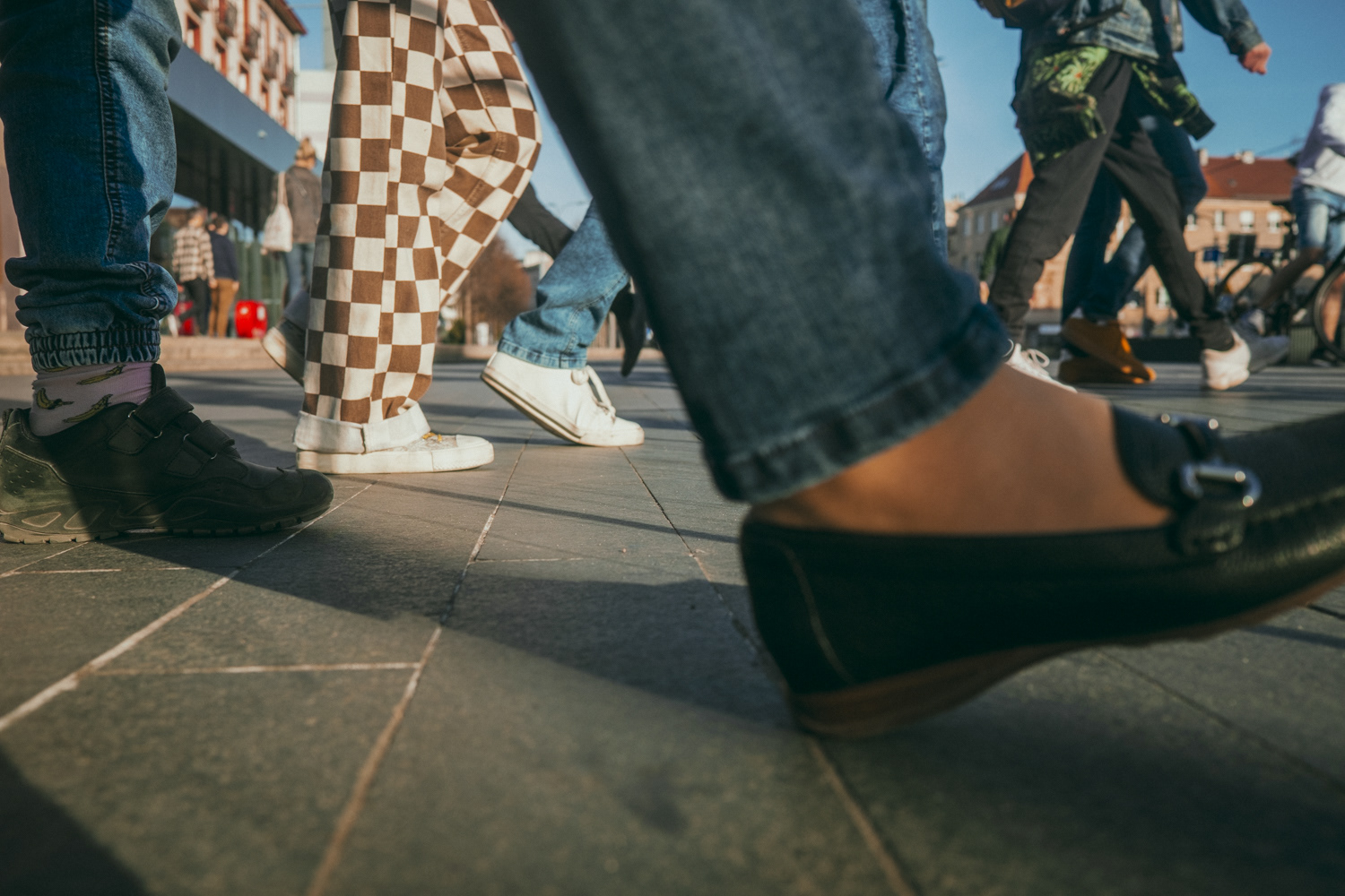 Pedestrians crossing the street, from the project Urban Anatomy