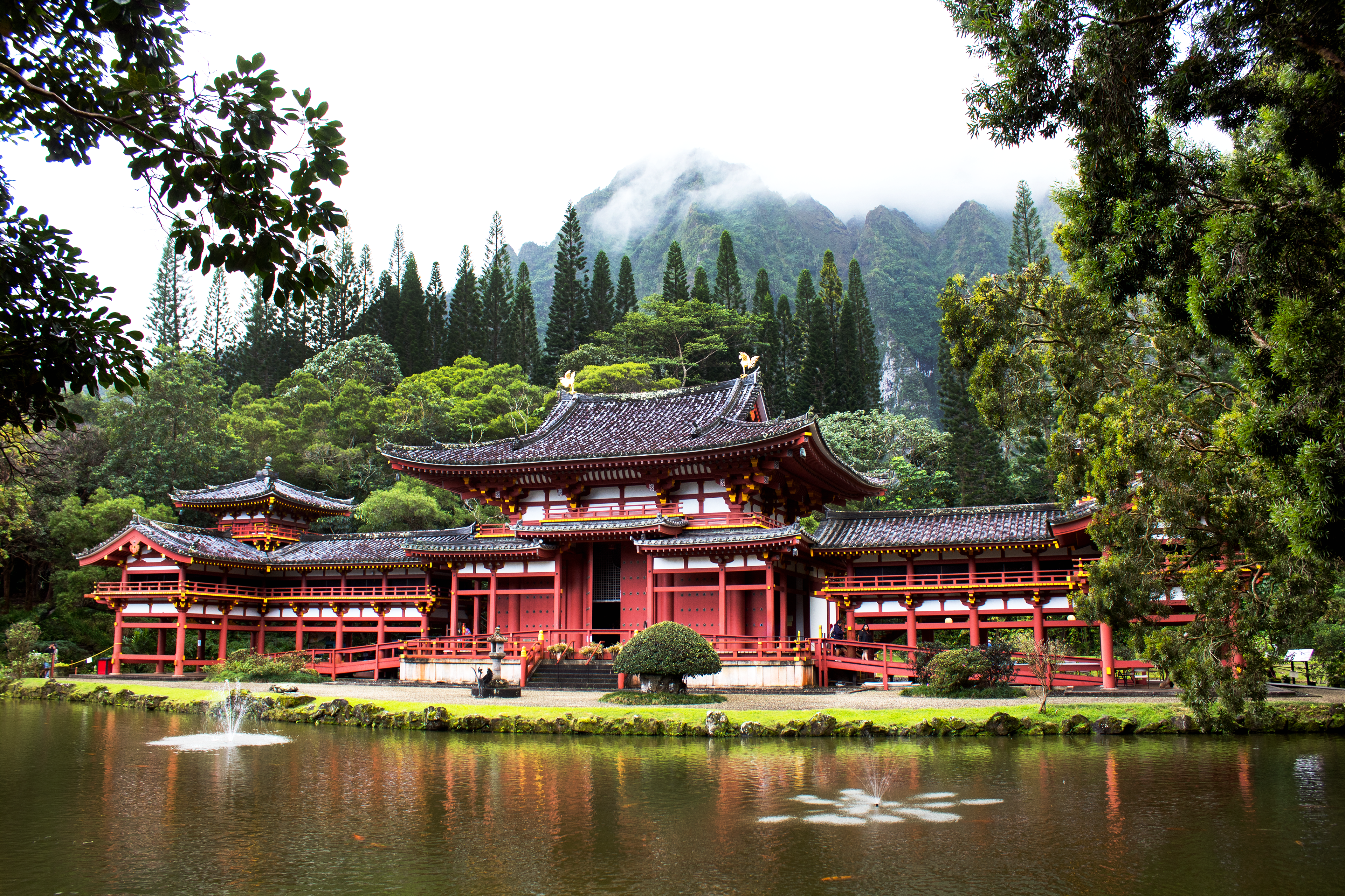 Temple Reflected - Honolulu, HI