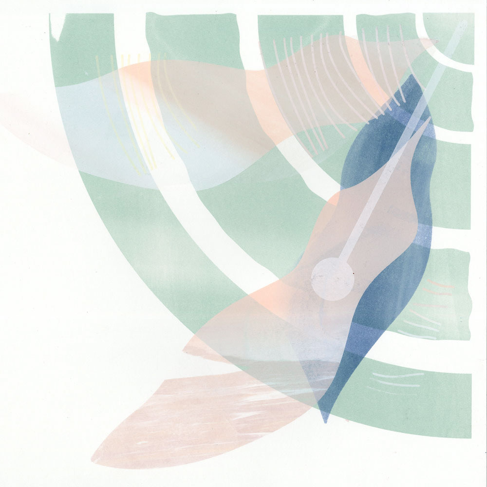 Multi-layered screen print