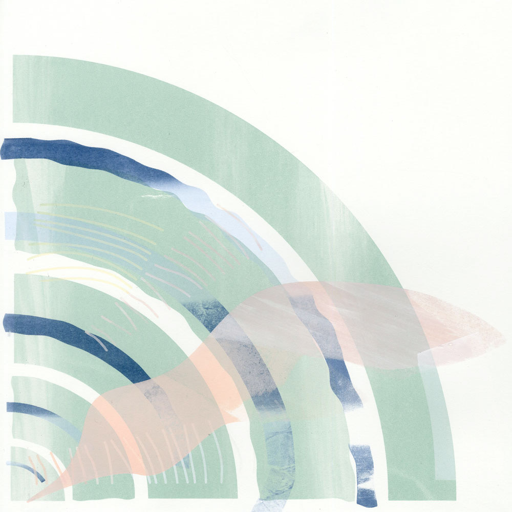 Multi-layered screen print