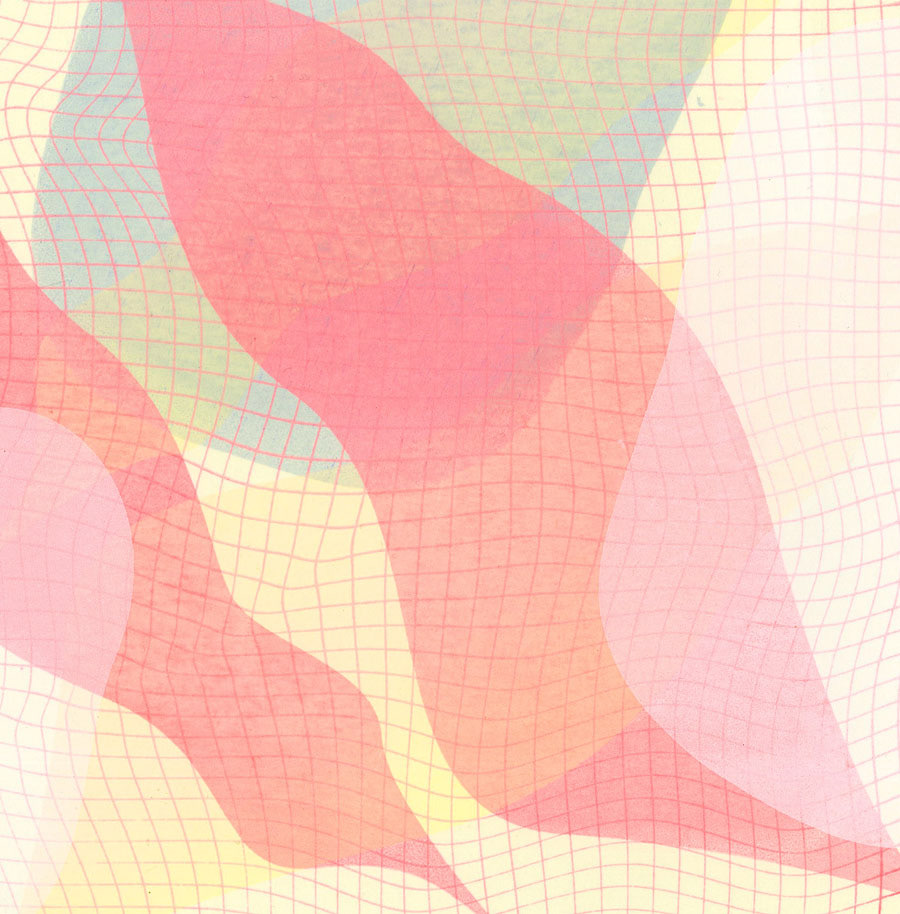 Multi-layered silk screen print