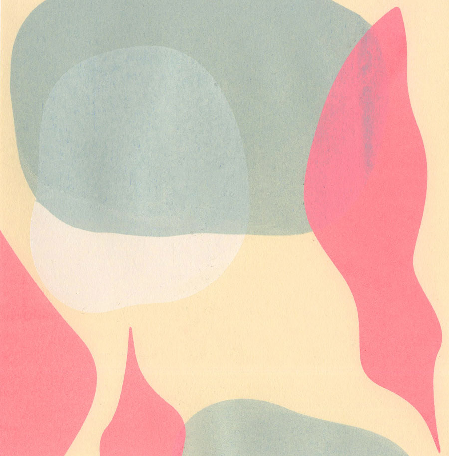 Multi-layered silk screen print