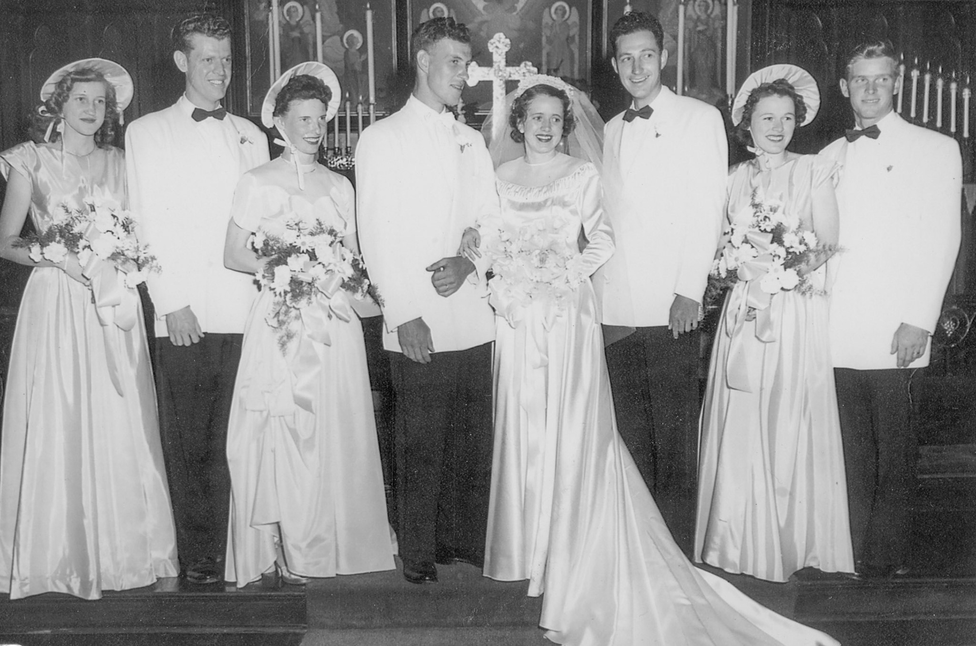 Richard &amp; Sara Smiley Wedding - 4June 1950