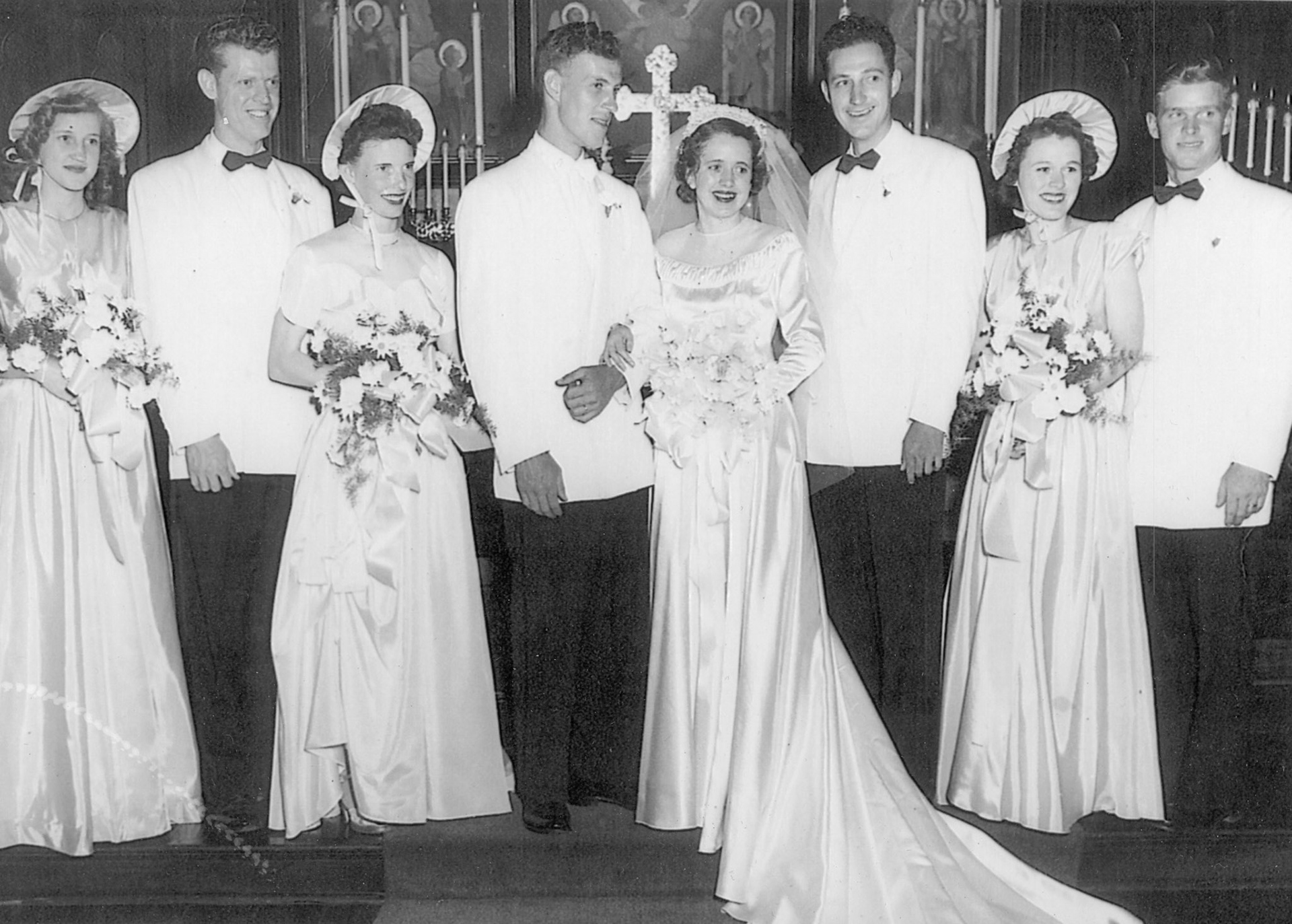 Richard &amp; Sara Smiley Wedding - 4June 1950