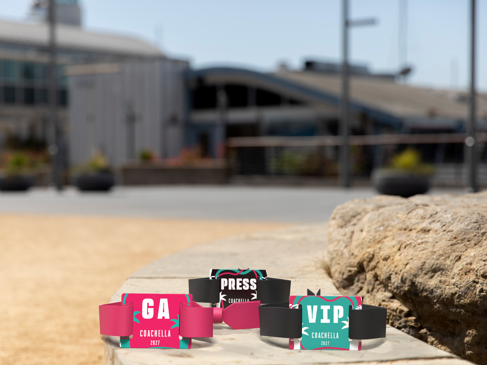 Coachella Rebrand Ticket Bracelets