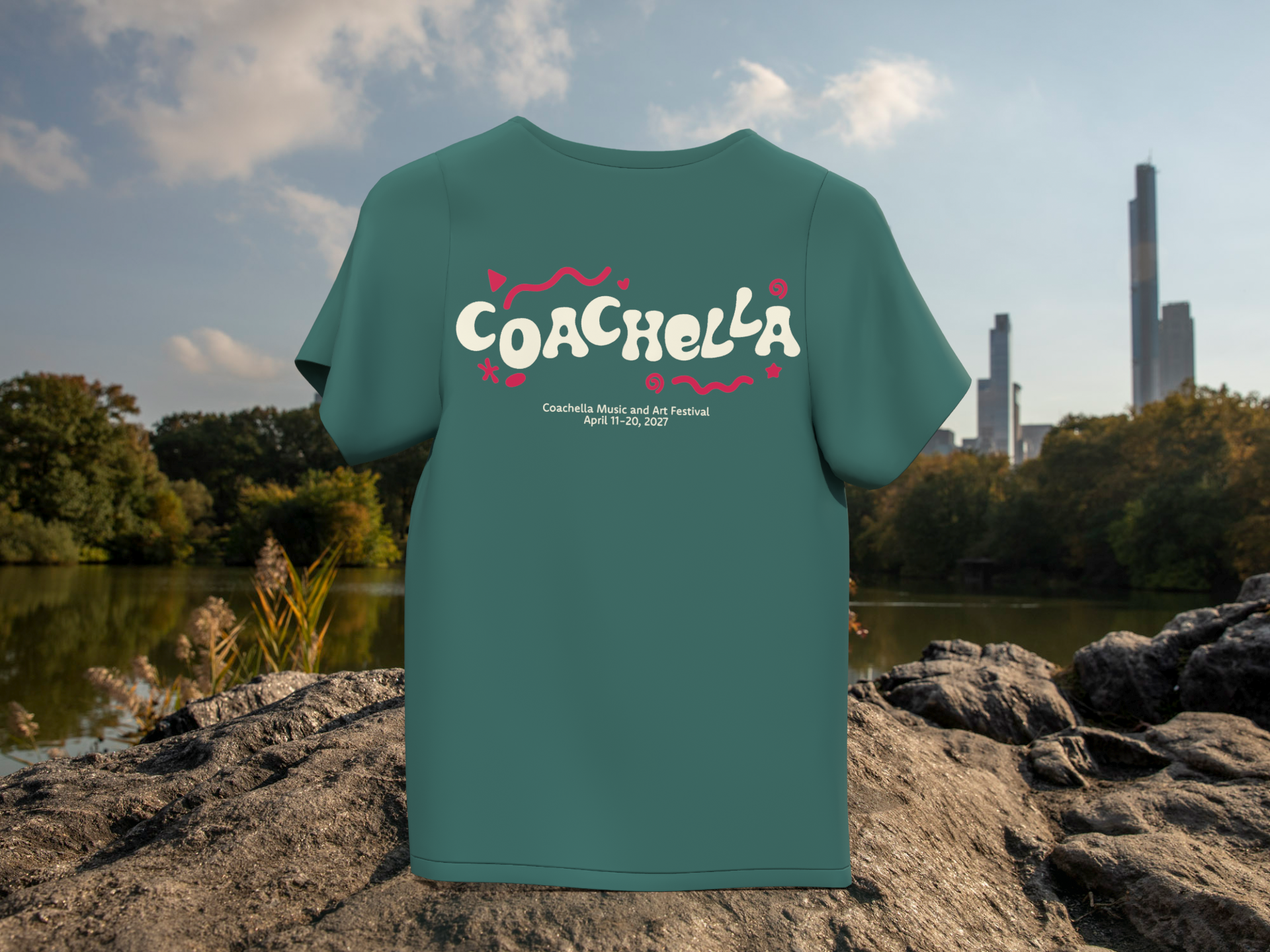 Coachella Rebrand Merch Tee (Back)