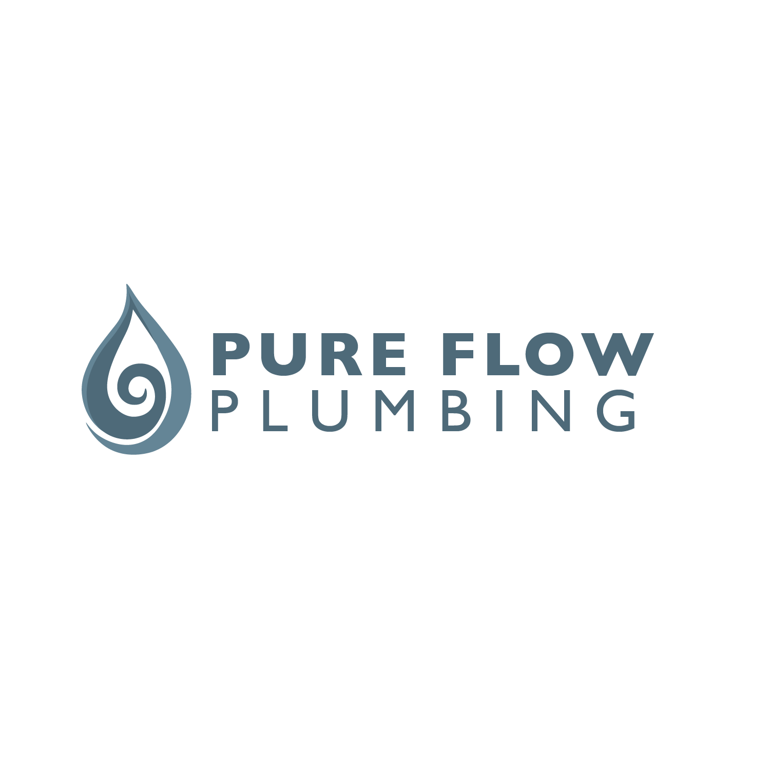 Pure Flow Plumbing Secondary Logo