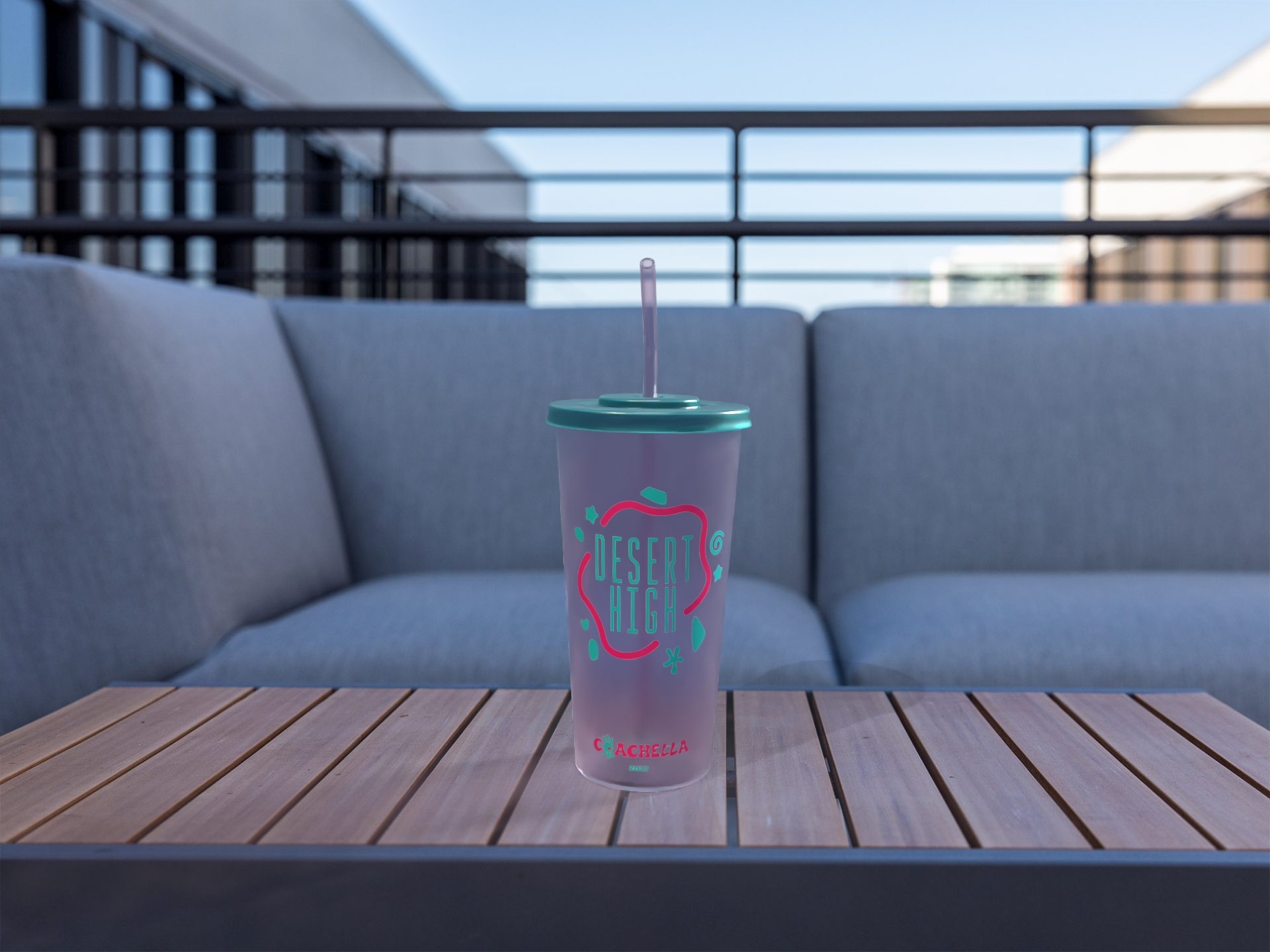 Coachella Rebrand Merch Cup