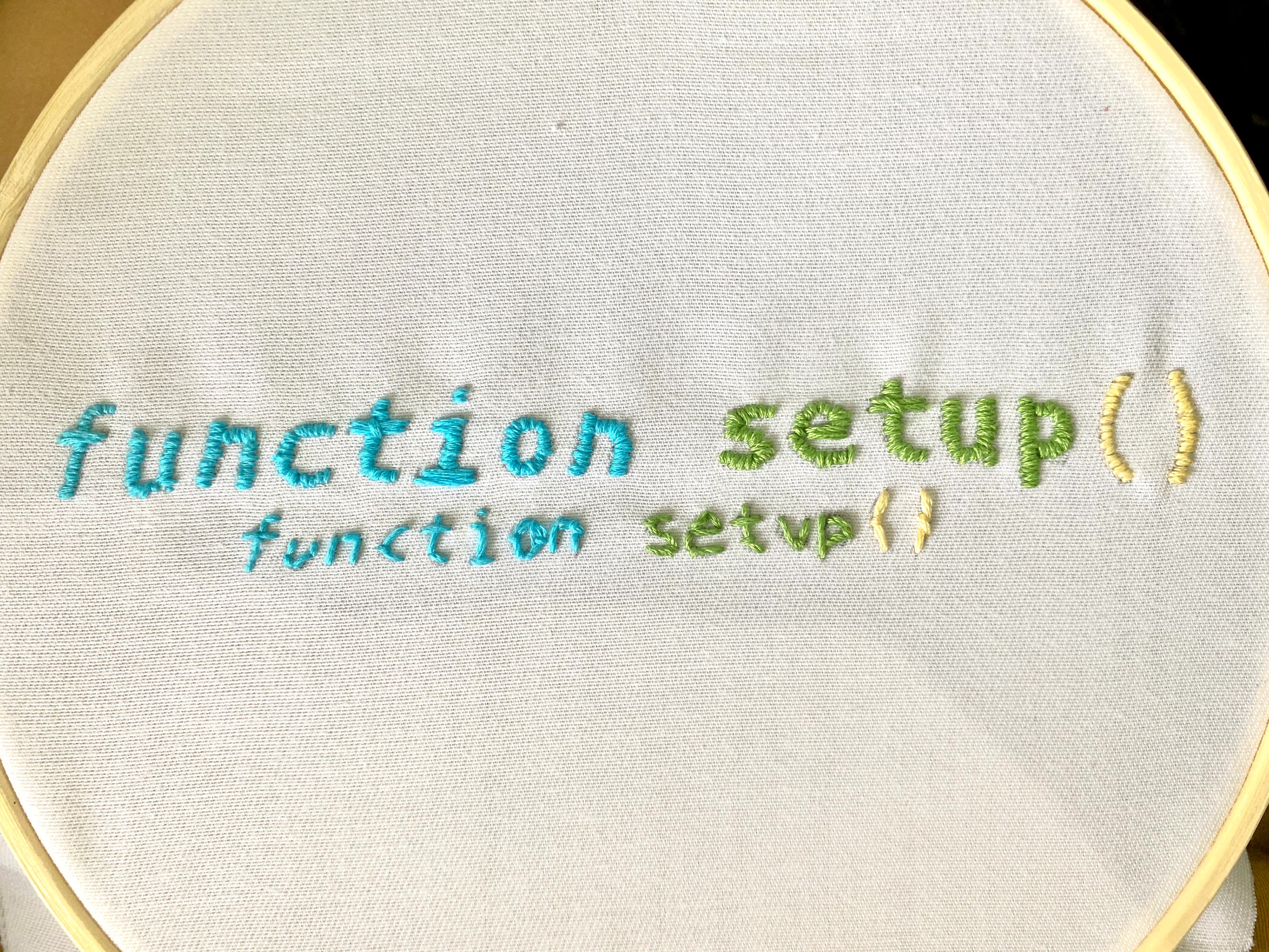 Experimentation in source code writing and general scale