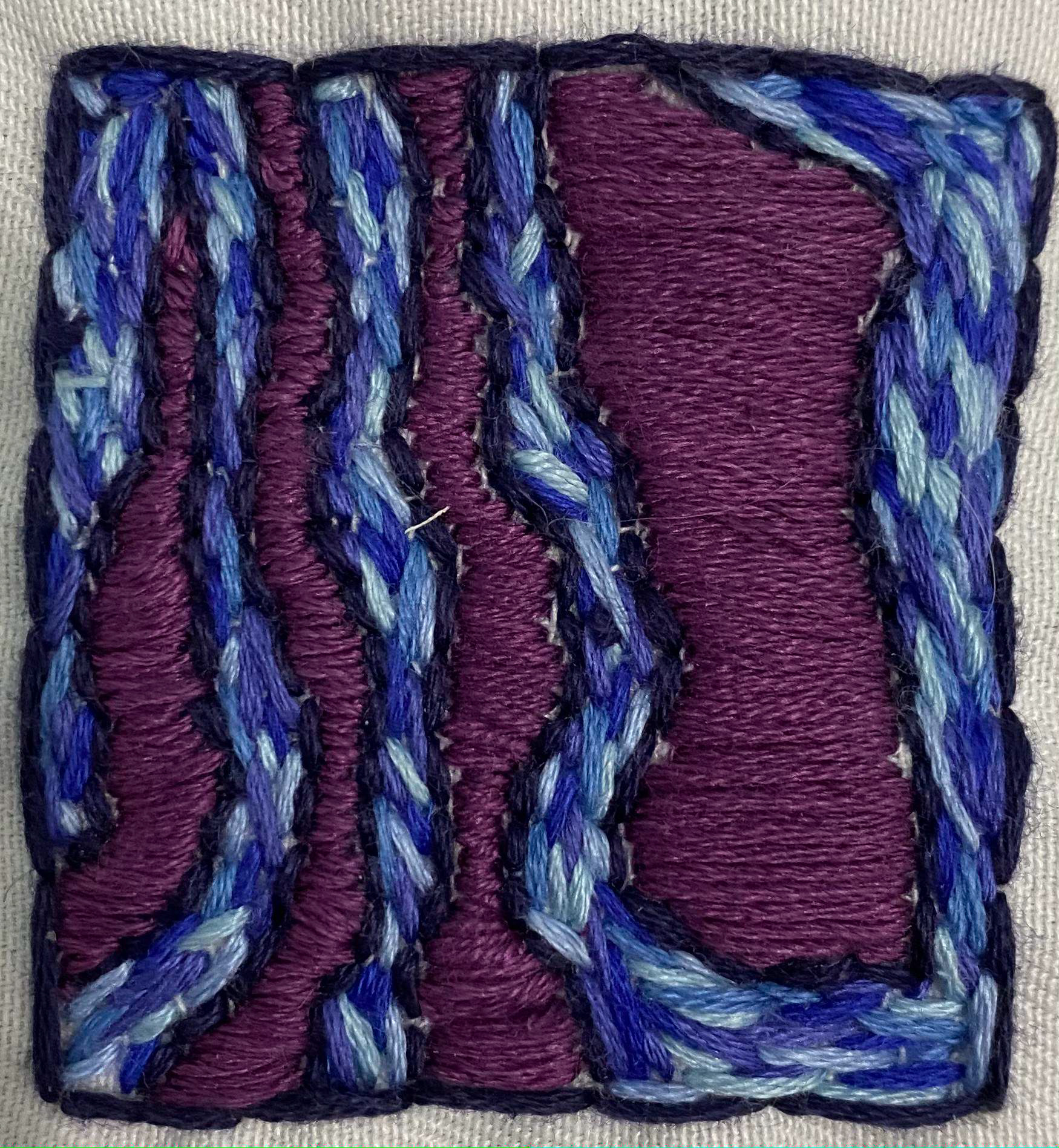 Focus on color and different stitch types
