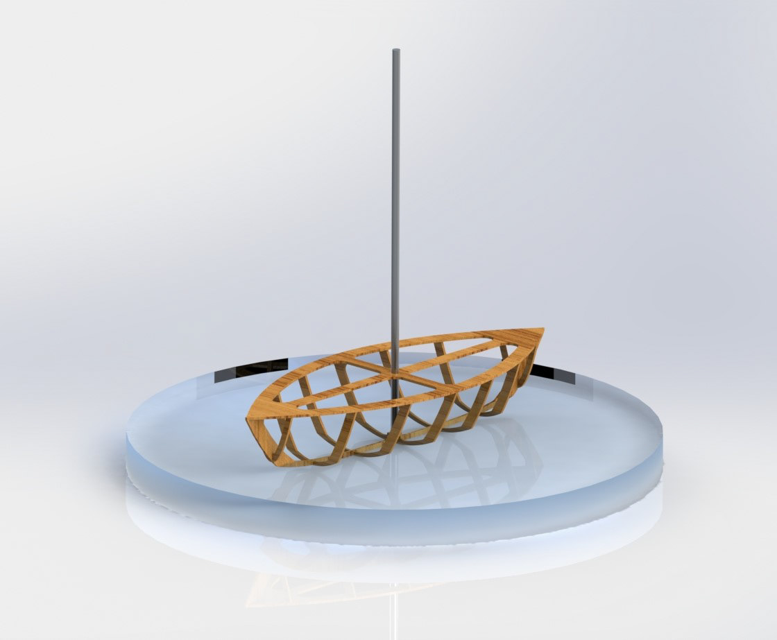 Model in Solidworks