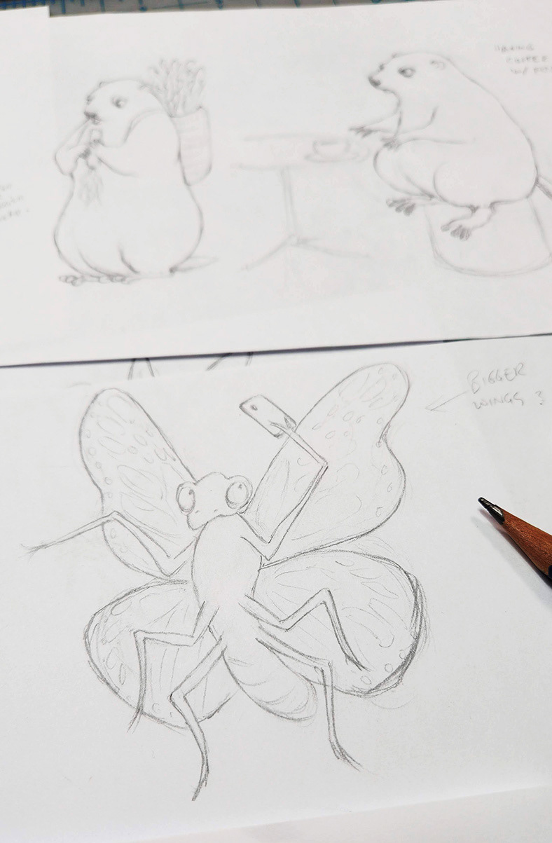 Rough character sketches