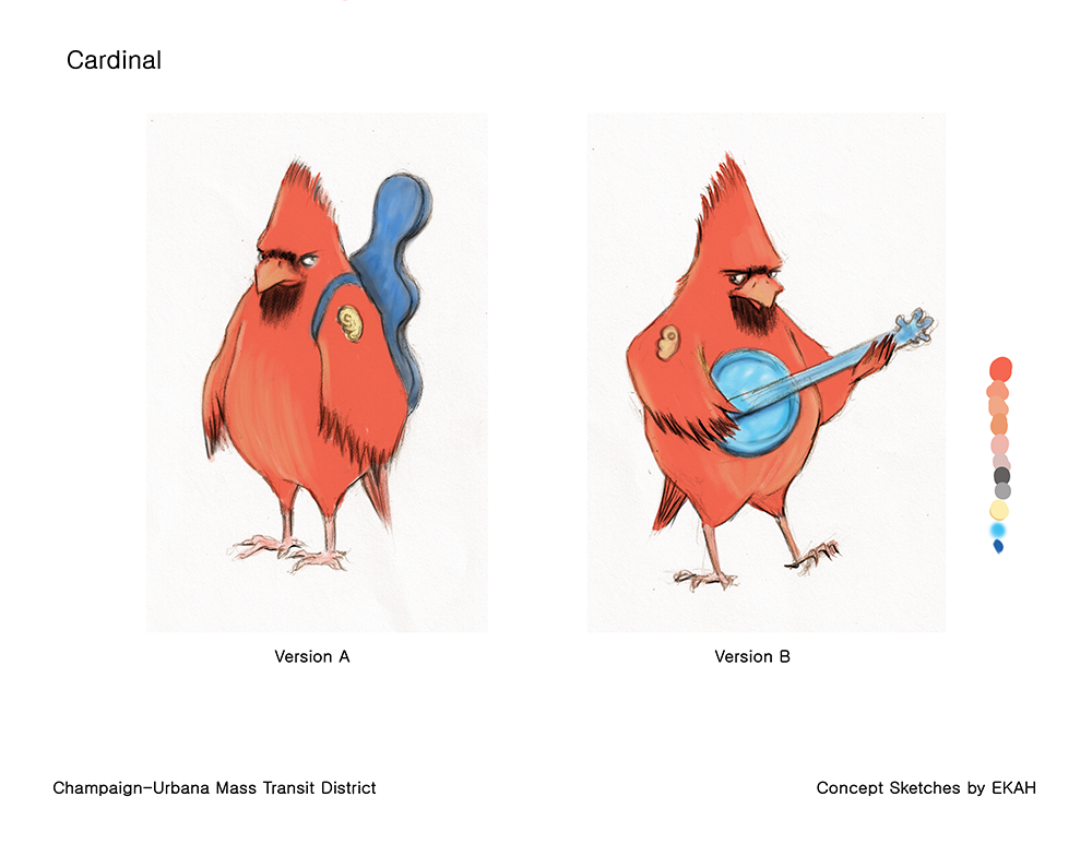 Rough color sketches