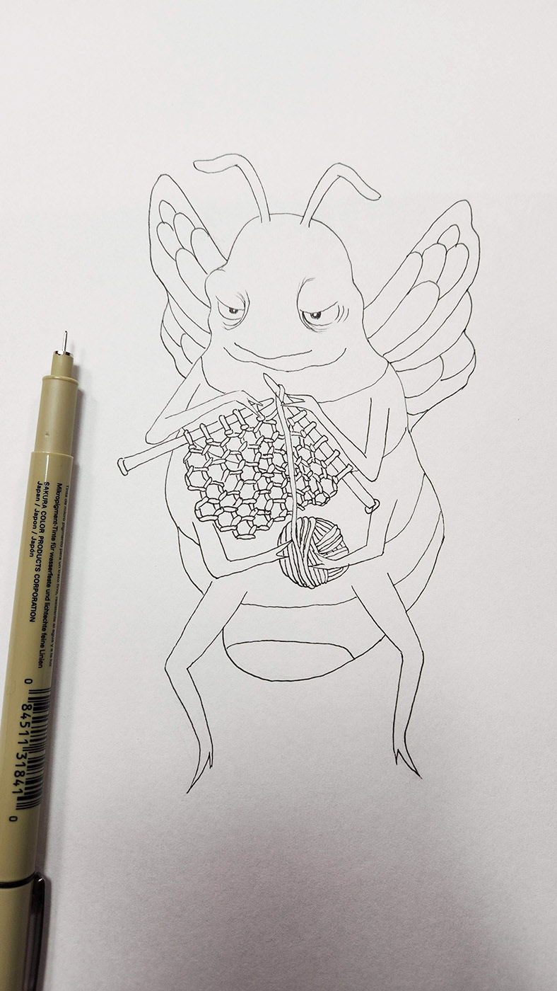 Ink Drawing