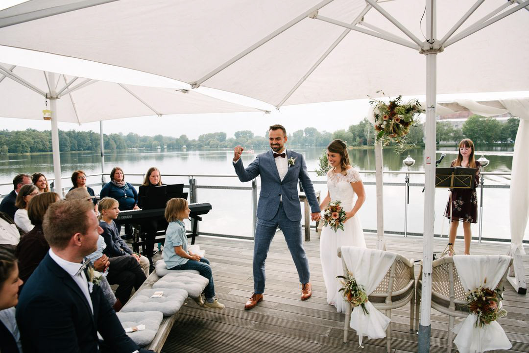 Hochzeit in einer gemieteten Location