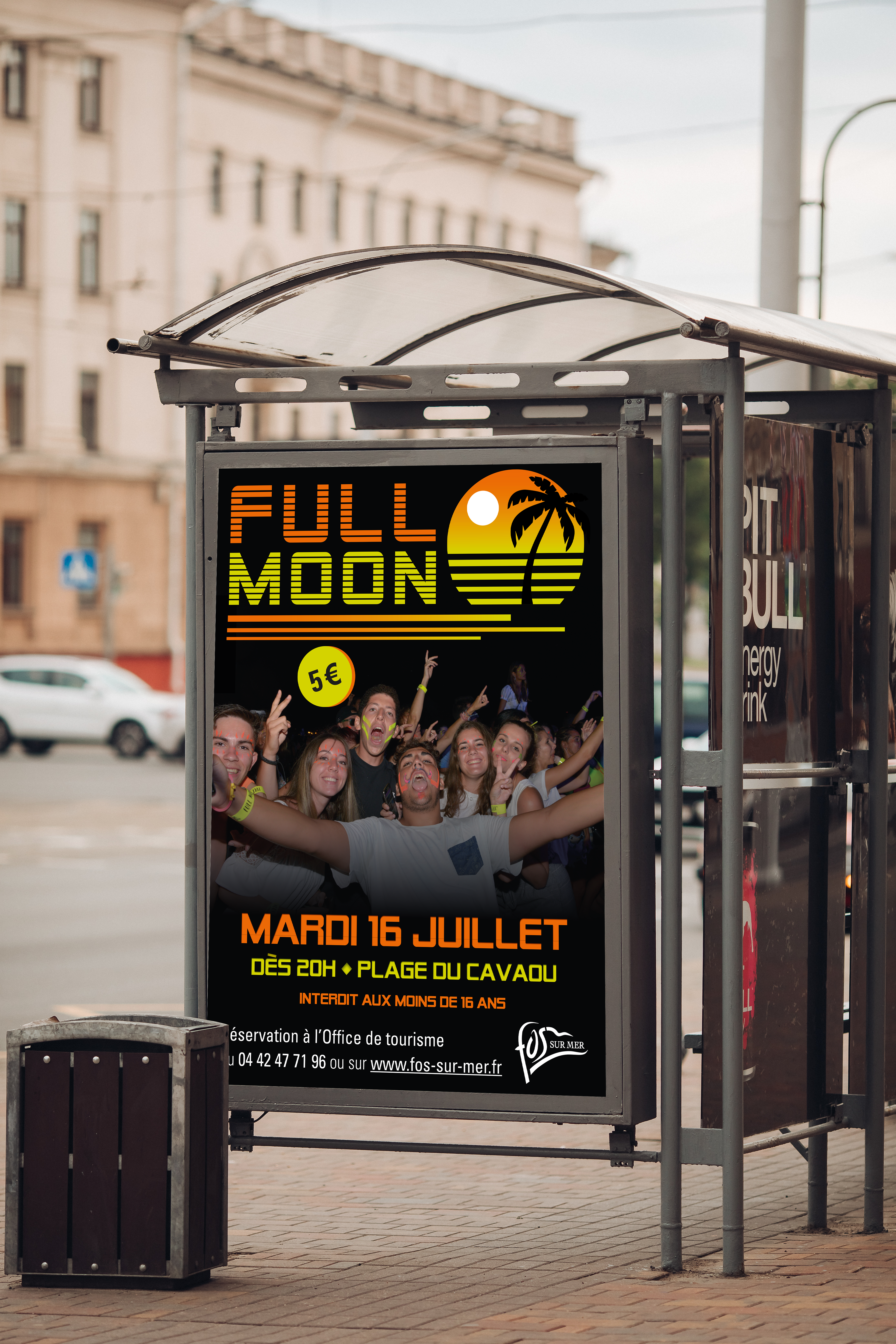 Affiche Full Moon 2019 / Designed by user15285612, Freepik