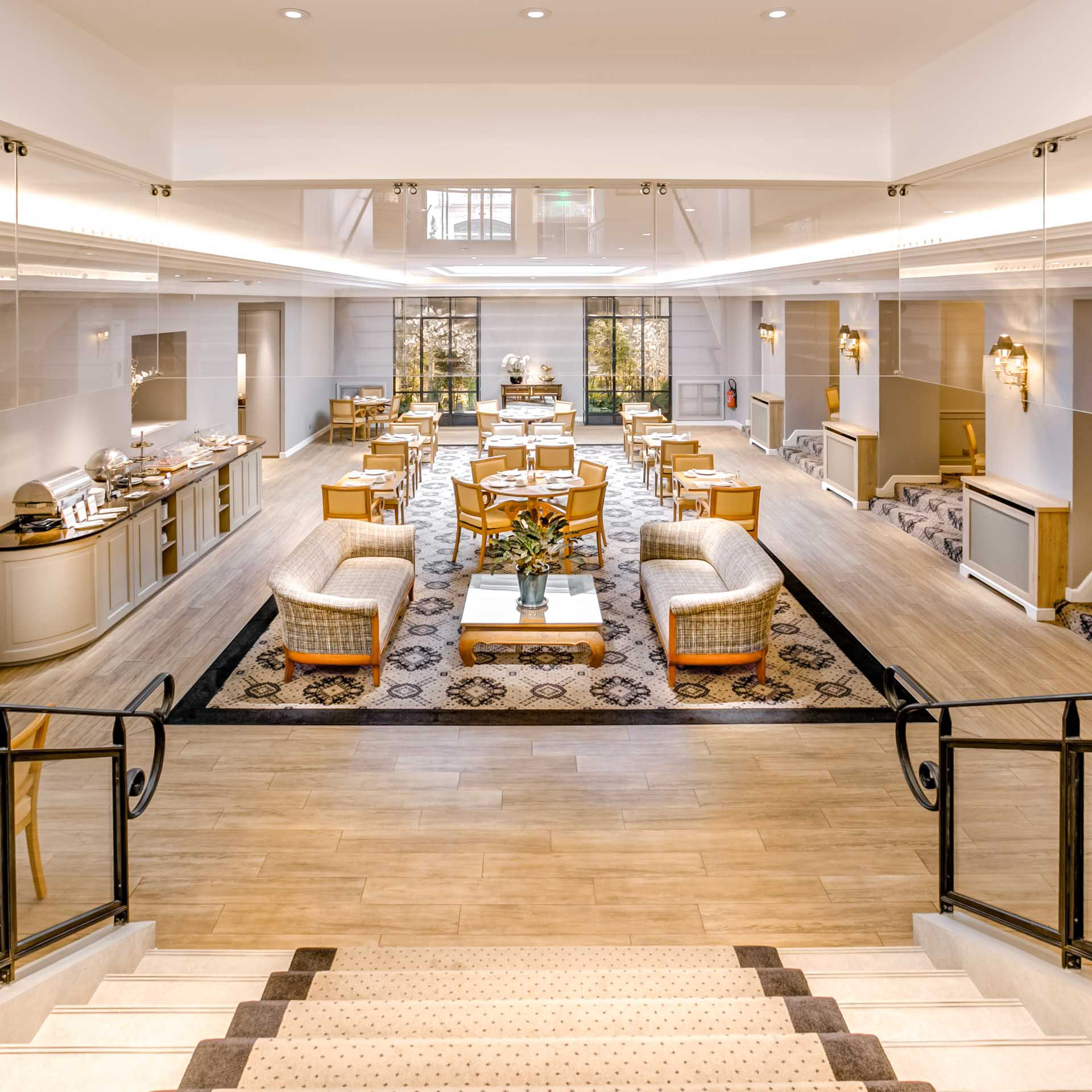Salle petit déjeuner - Hôtel Le littré