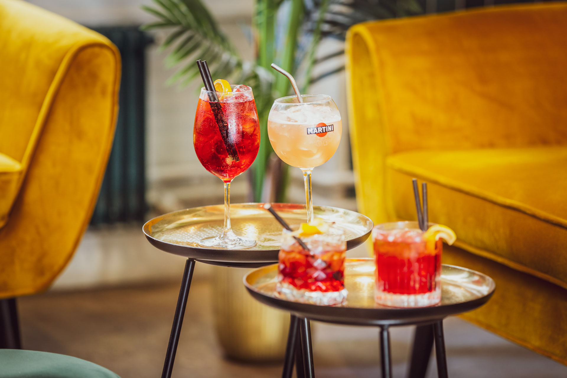 Détail pour la carte du bar à cocktails