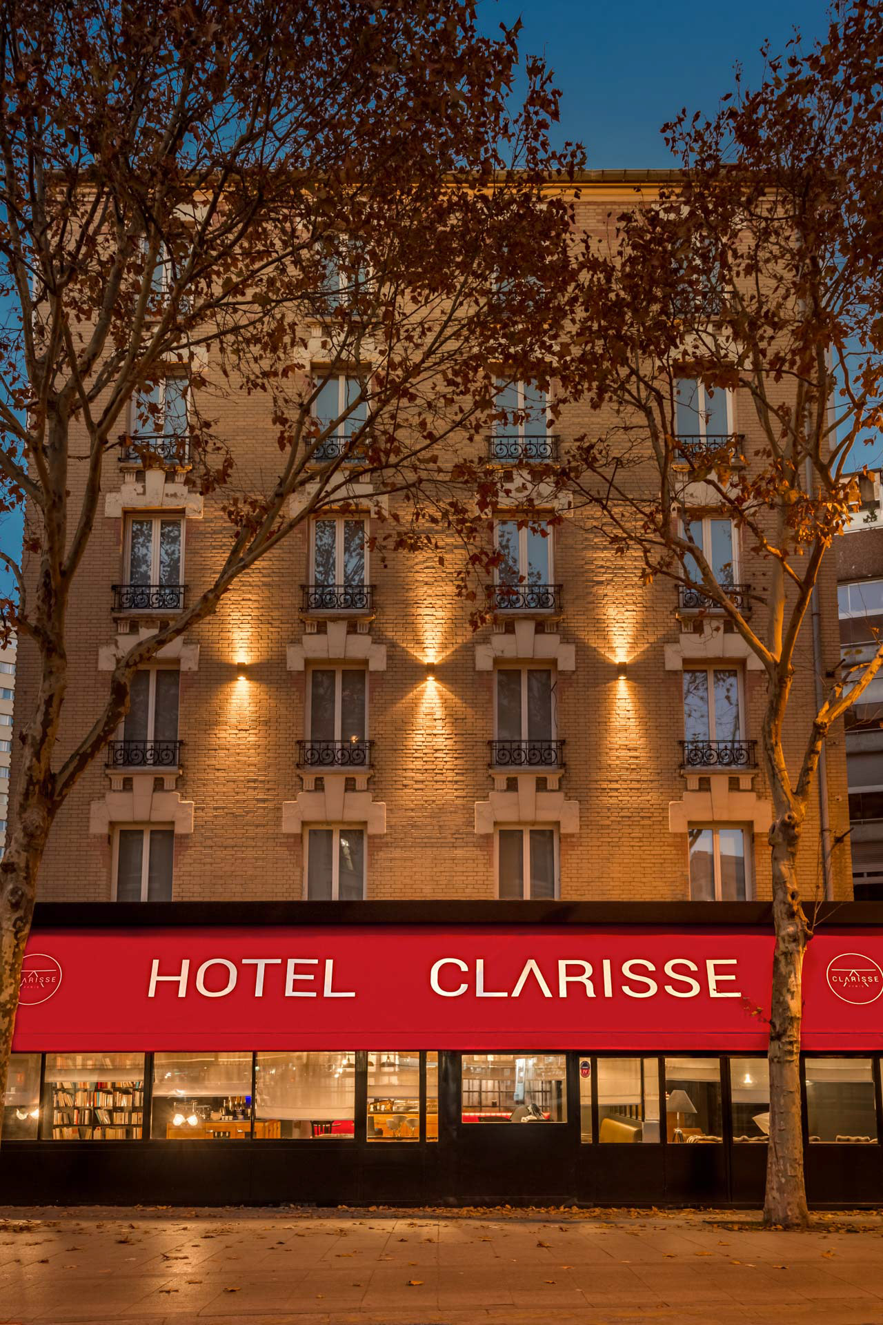 Devanture d'atmosphère de l'hôtel