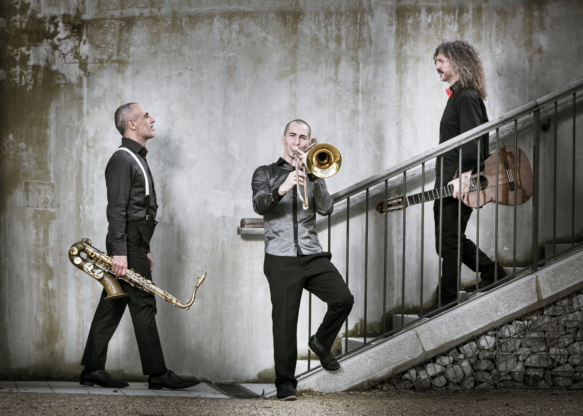 Couverture disque musiciens