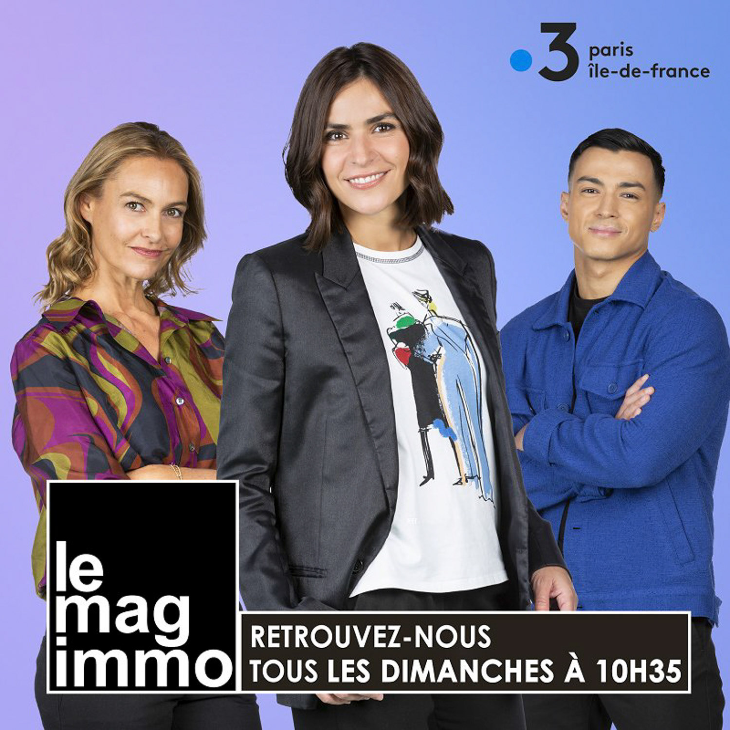 Programmes télé pour France 3 affiche publicitaire