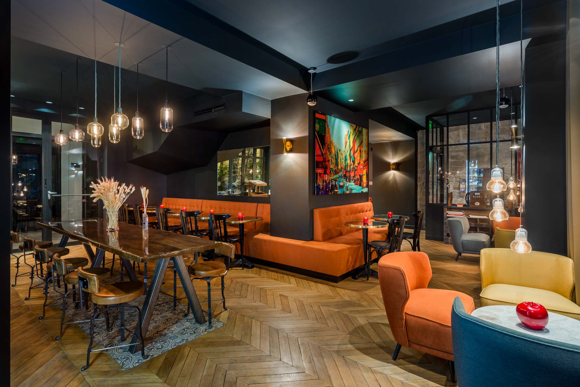 Salon lounge - Scarlett Hôtel
