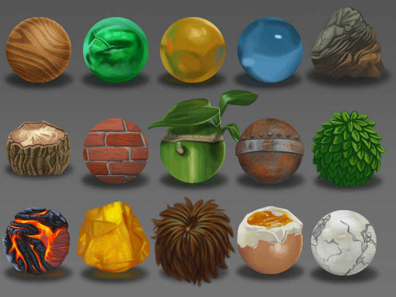 A selection of textures
