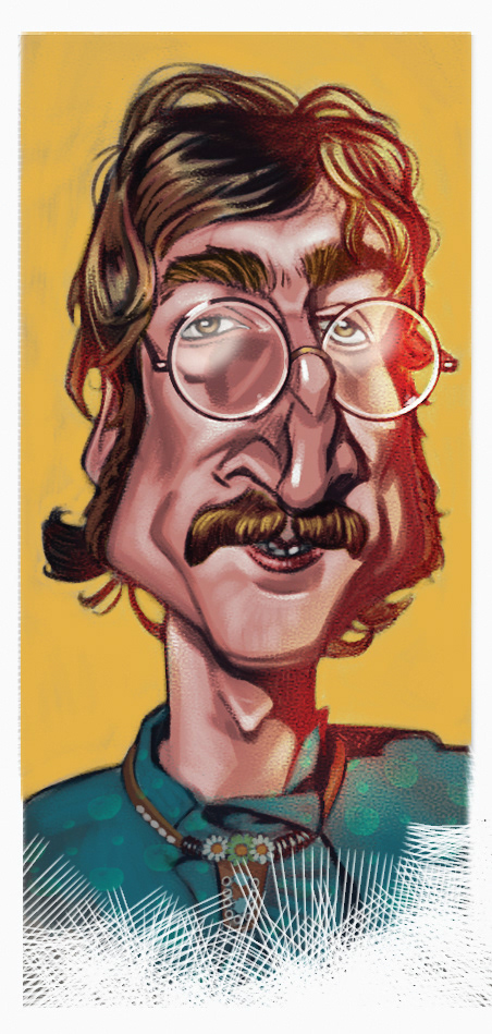 John Lenno for a Facebook challenge