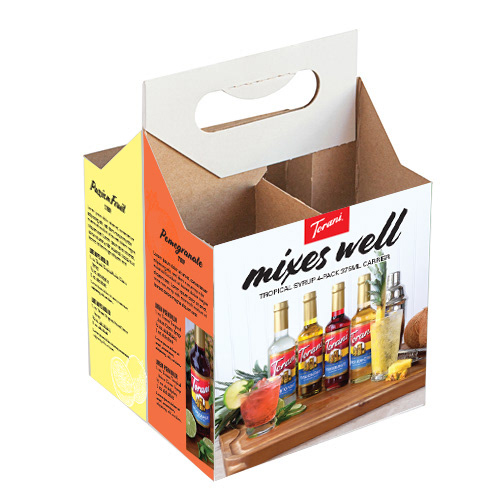 CostPlus World Market 4-Bottle Carrier