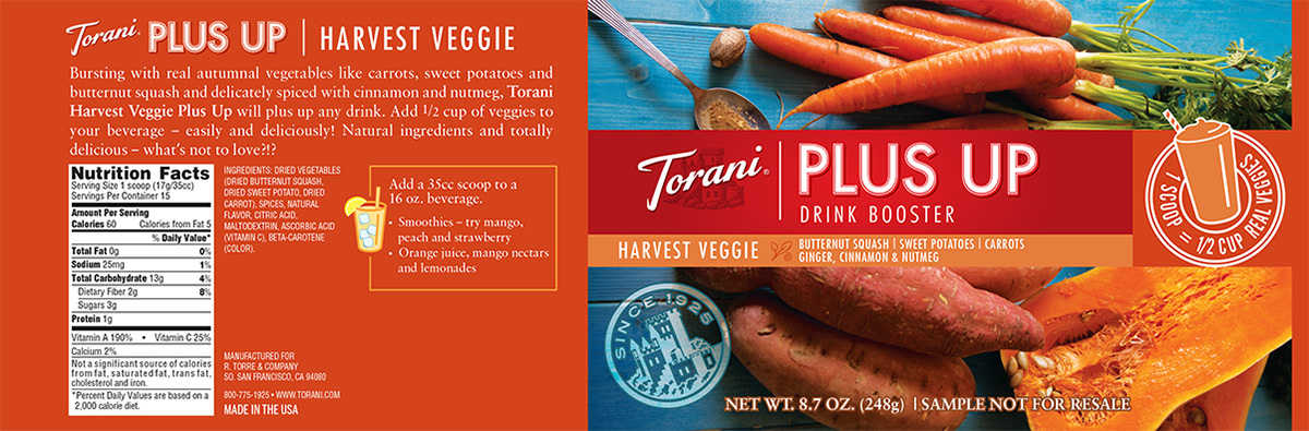 Torani Harvest Veggie Plus-Up