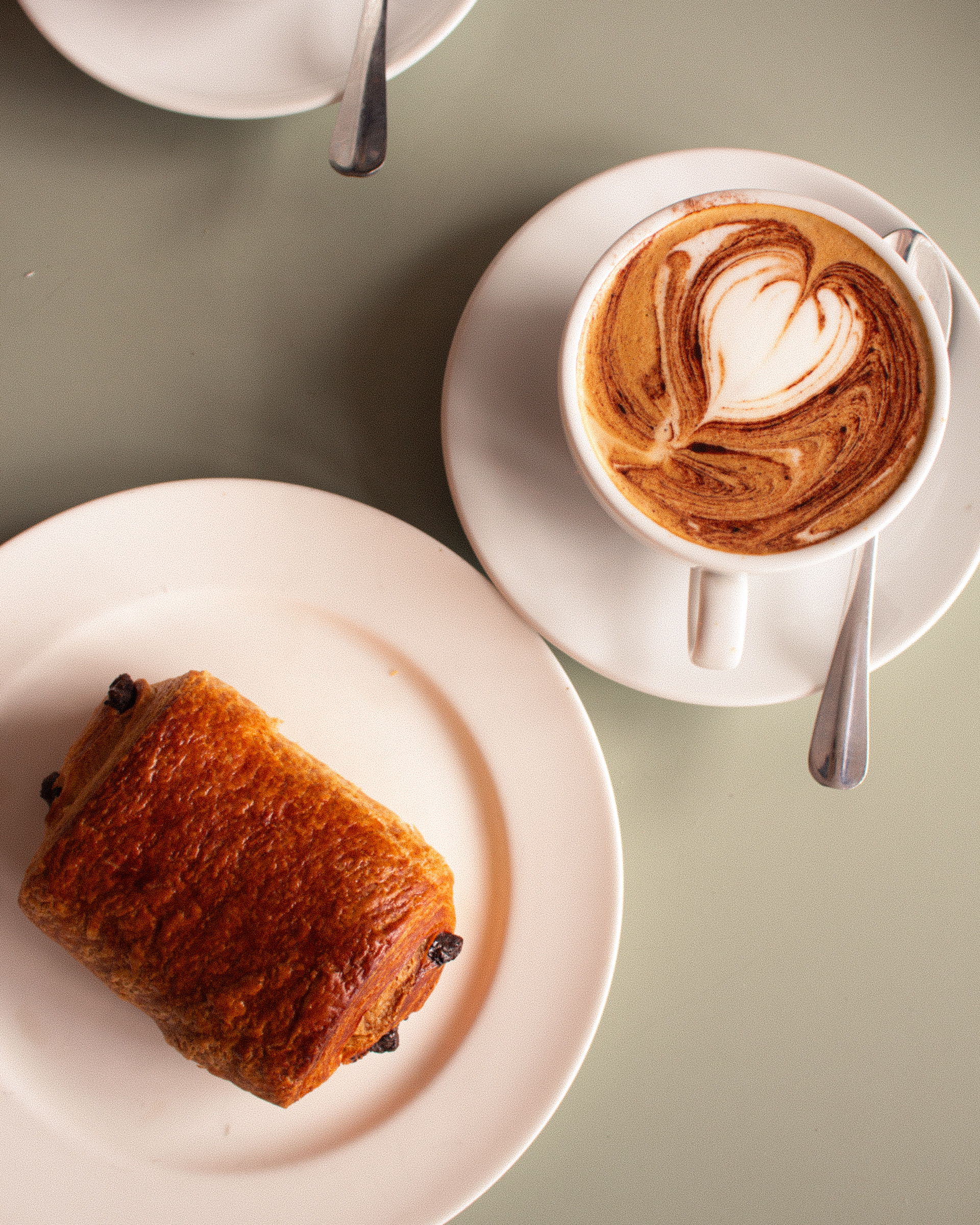 Pain au Chocolat and Americano at Gaillot et Gray Harold's Cross 