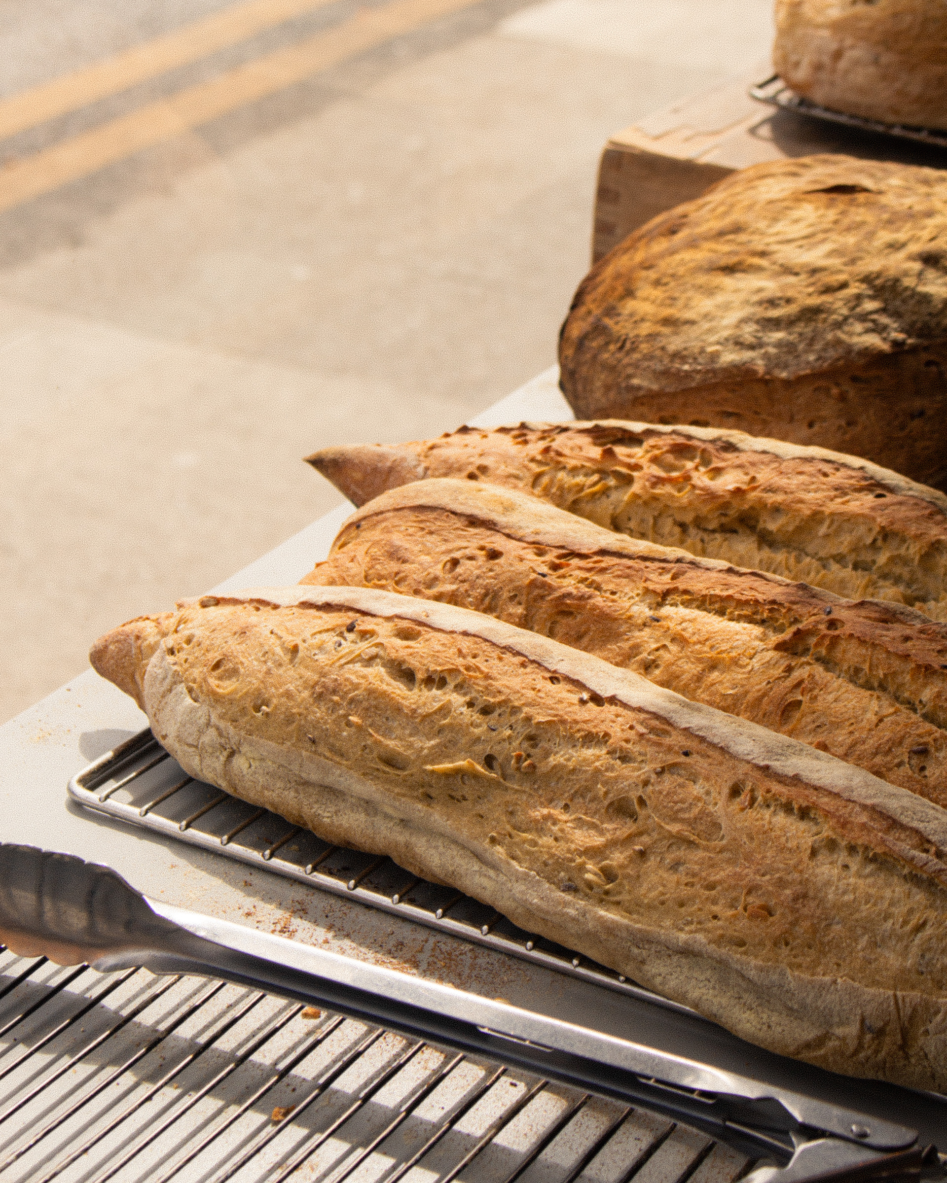 Fresh breadrolls at Gaillot et Gray Harold's Cross 