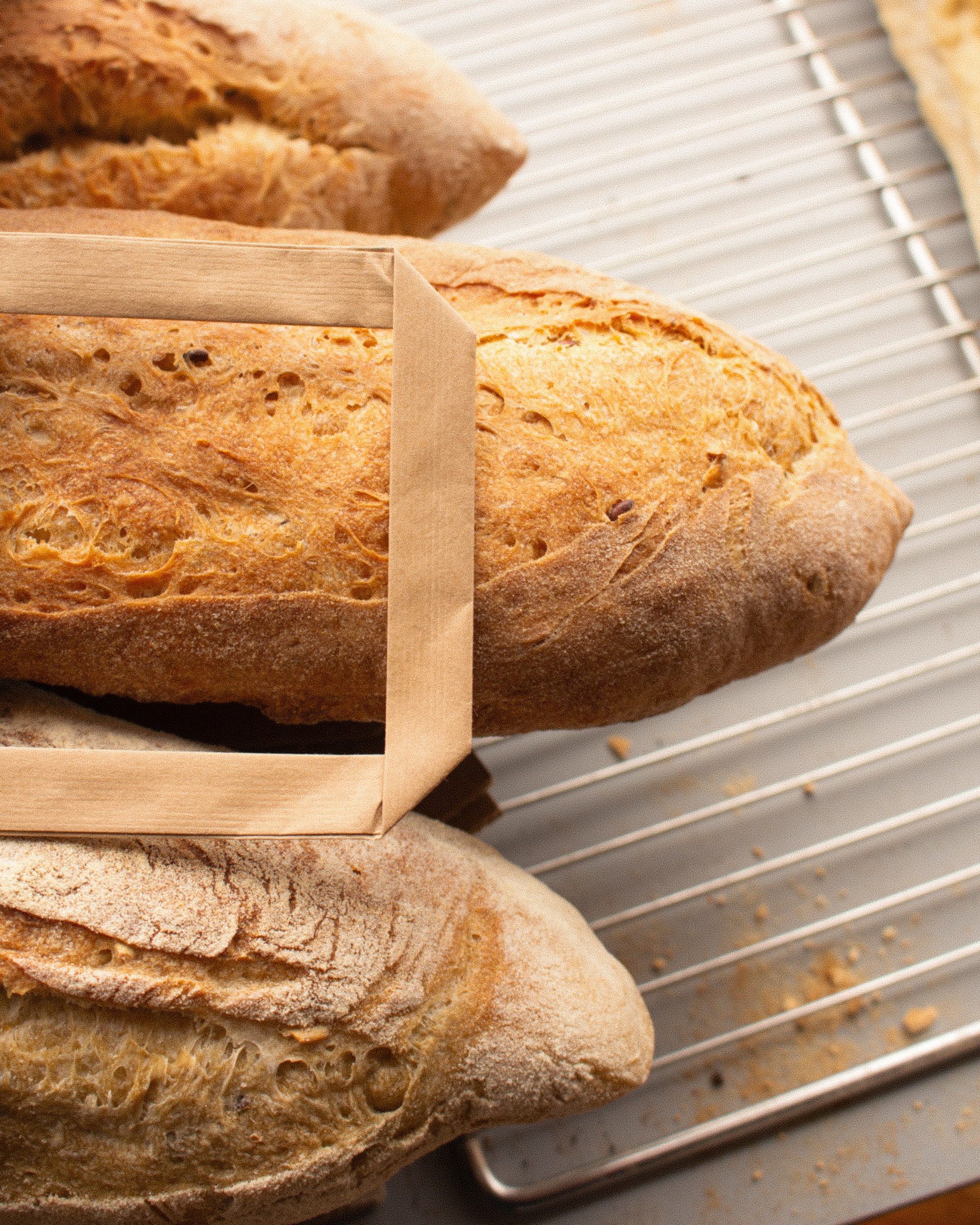 Fresh breadrolls at Gaillot et Gray Harold's Cross 