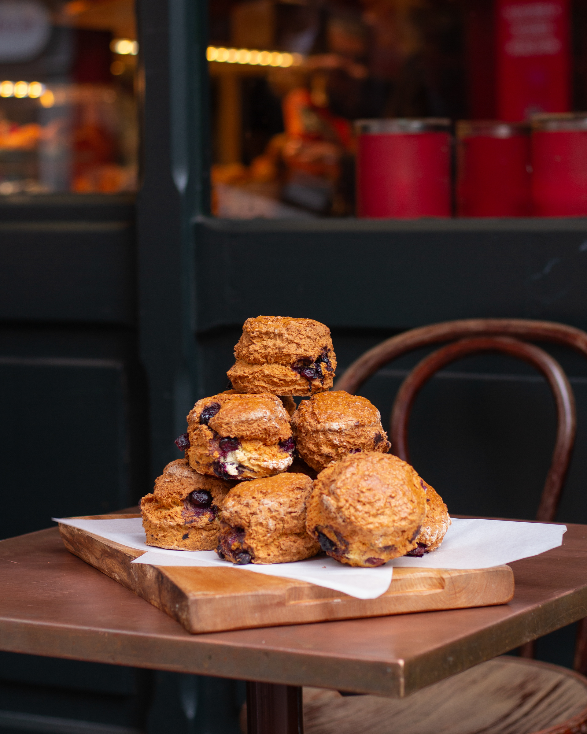 Stacked Scones Keogh's Cafe
