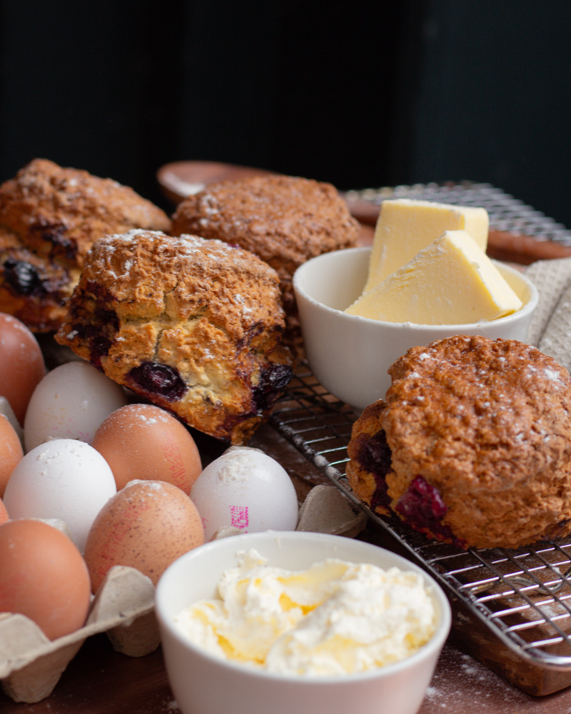 Mixed Berry Scone Keogh's Cafe