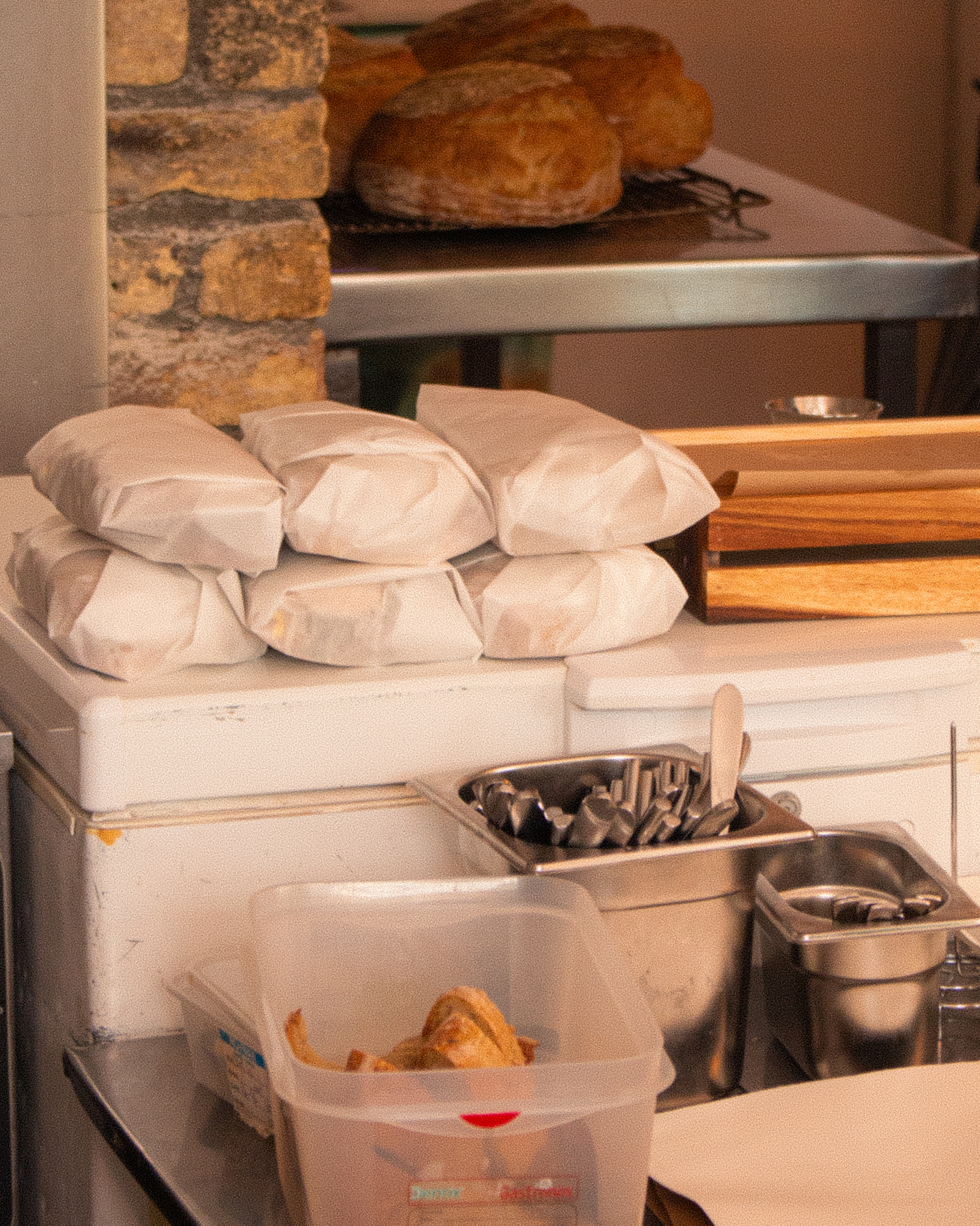 Wrapped sandwiches at Gaillot et Gray Harold's Cross 