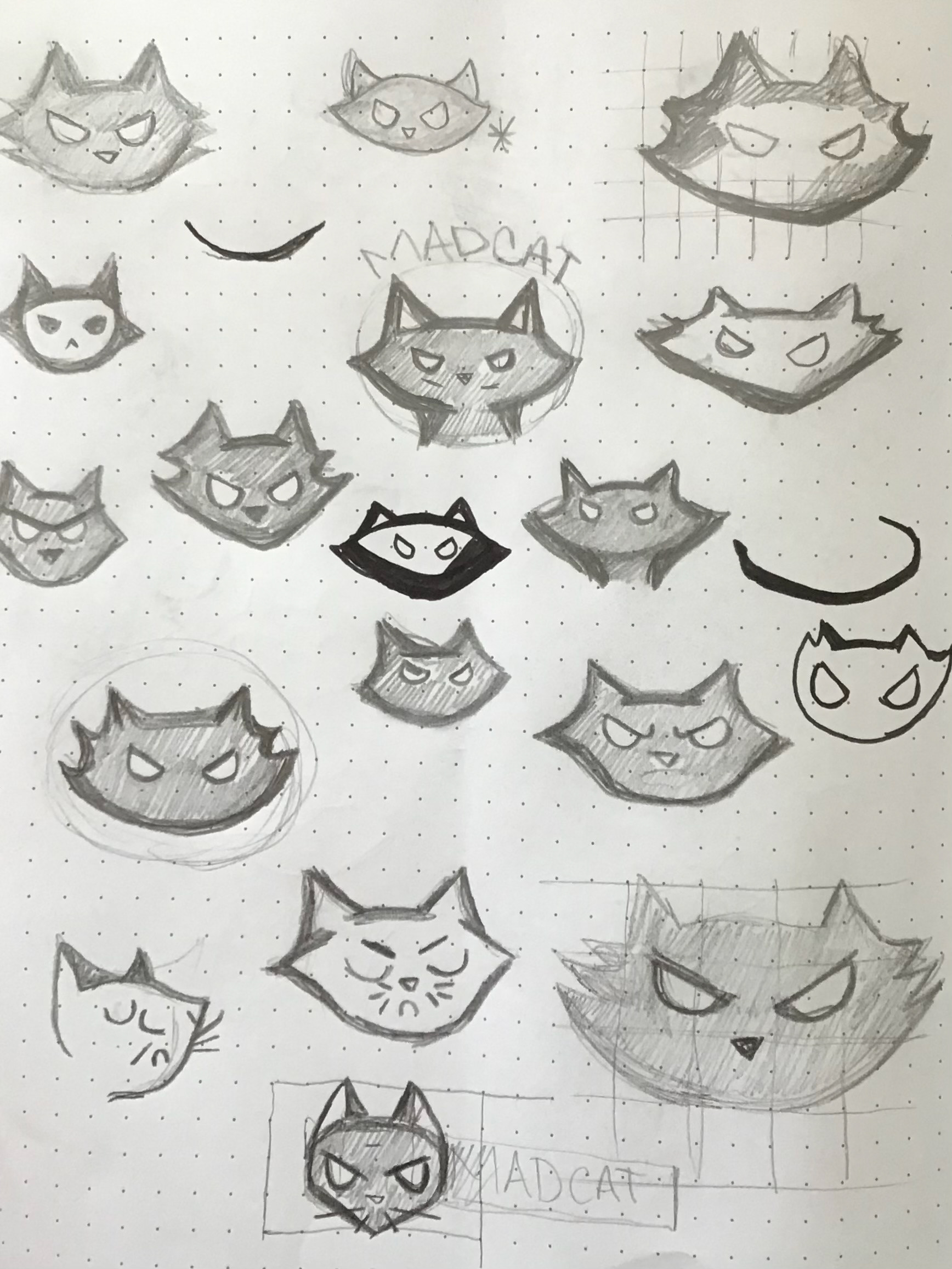 Sketches of logos