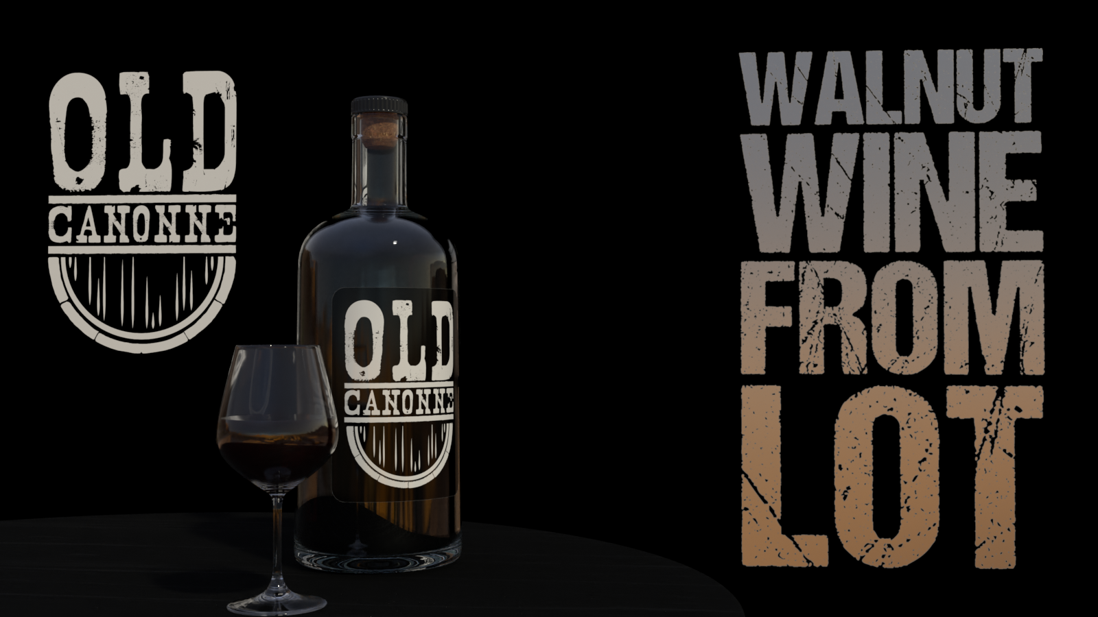 Branding pour une fabrication artisanale de vin de noix