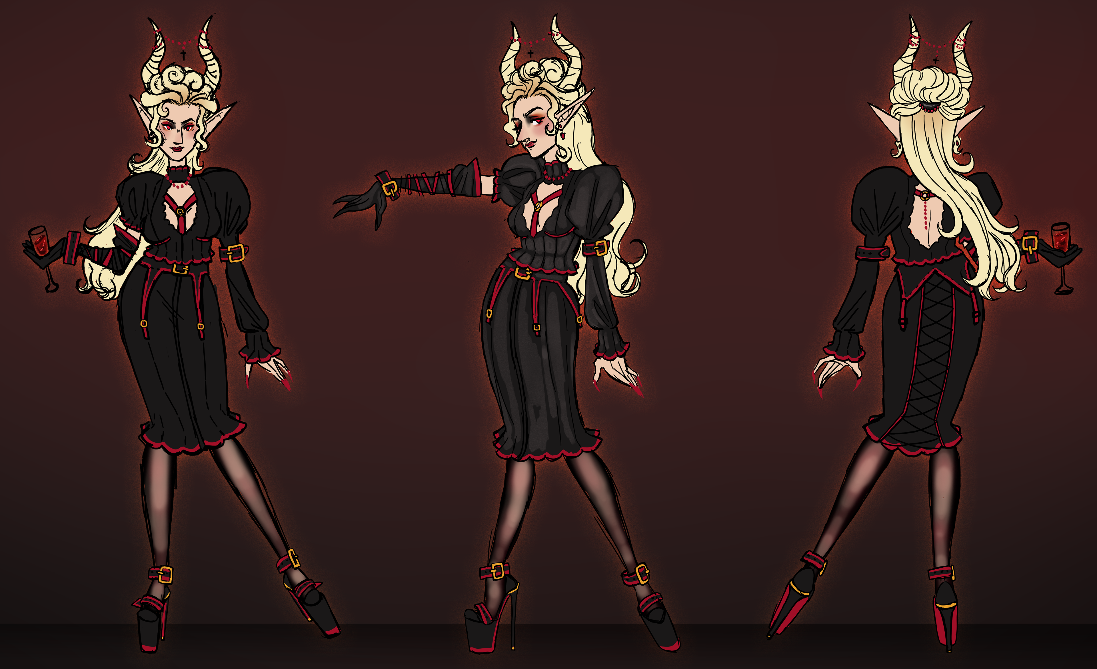 Final Outfit Design Illustration.