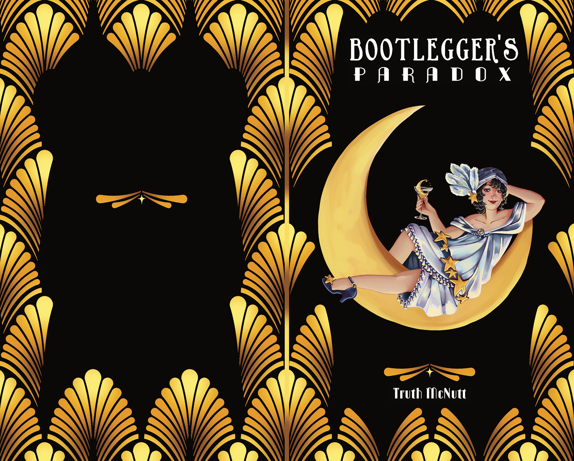 Finished cover design. Perimeter embellishment sourced and edited from Freepiks.