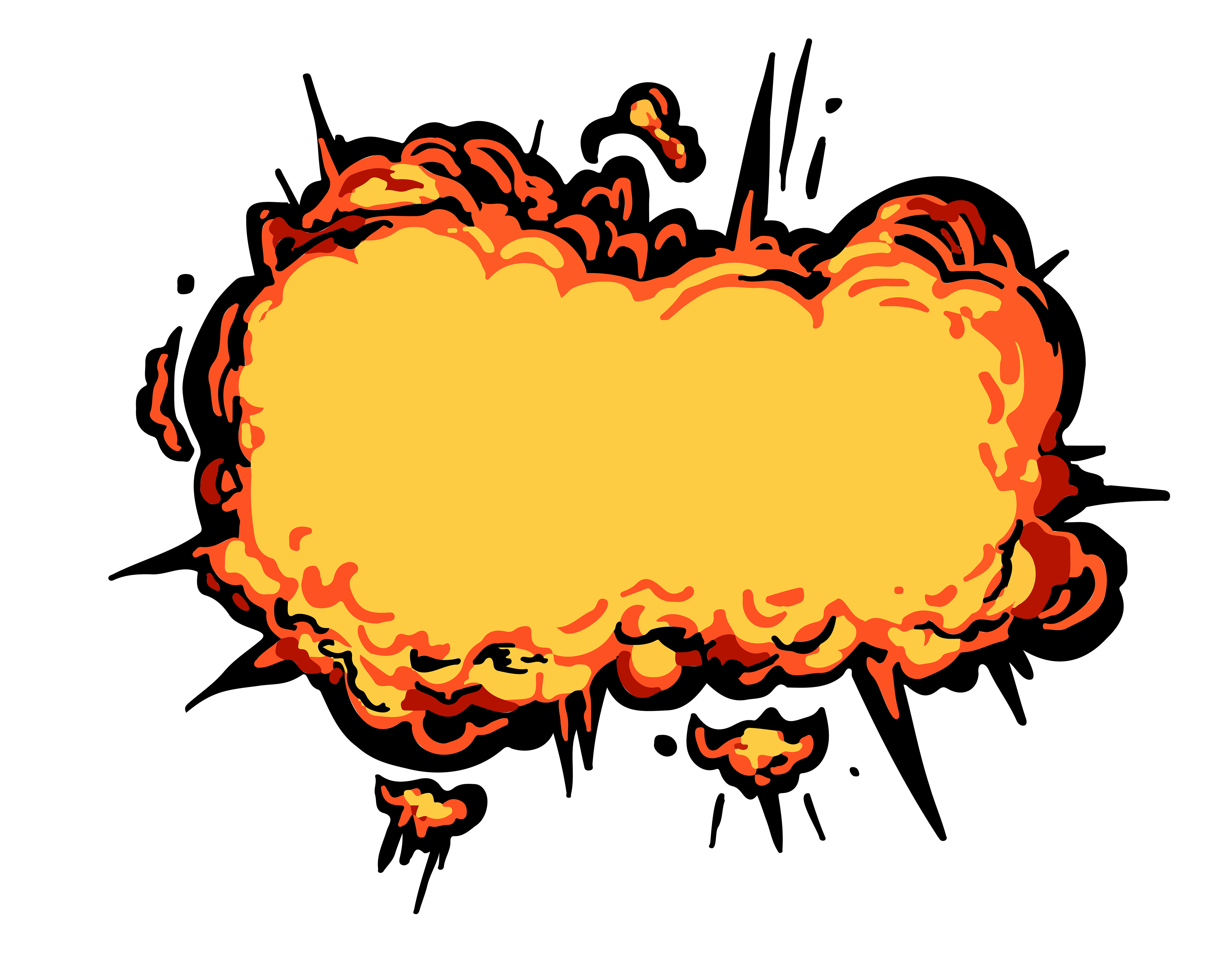 Explosion Cloud Asset Vector Image