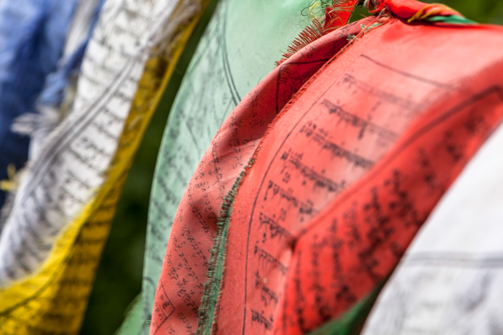 Prayer flags in Buthan