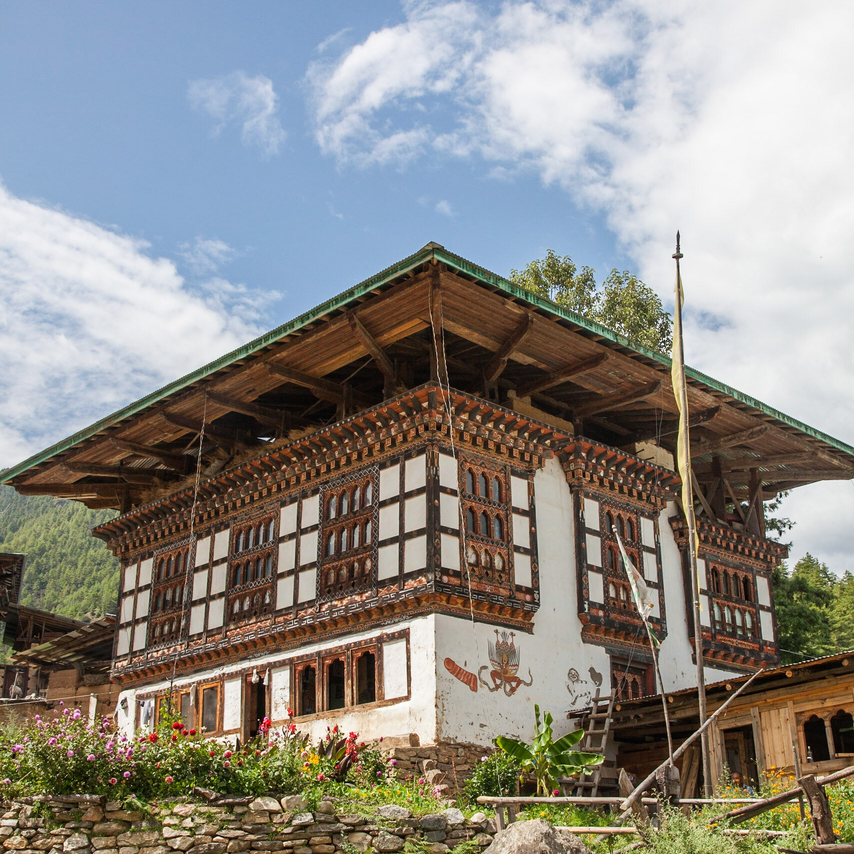 Scenes of rural life in Buthan