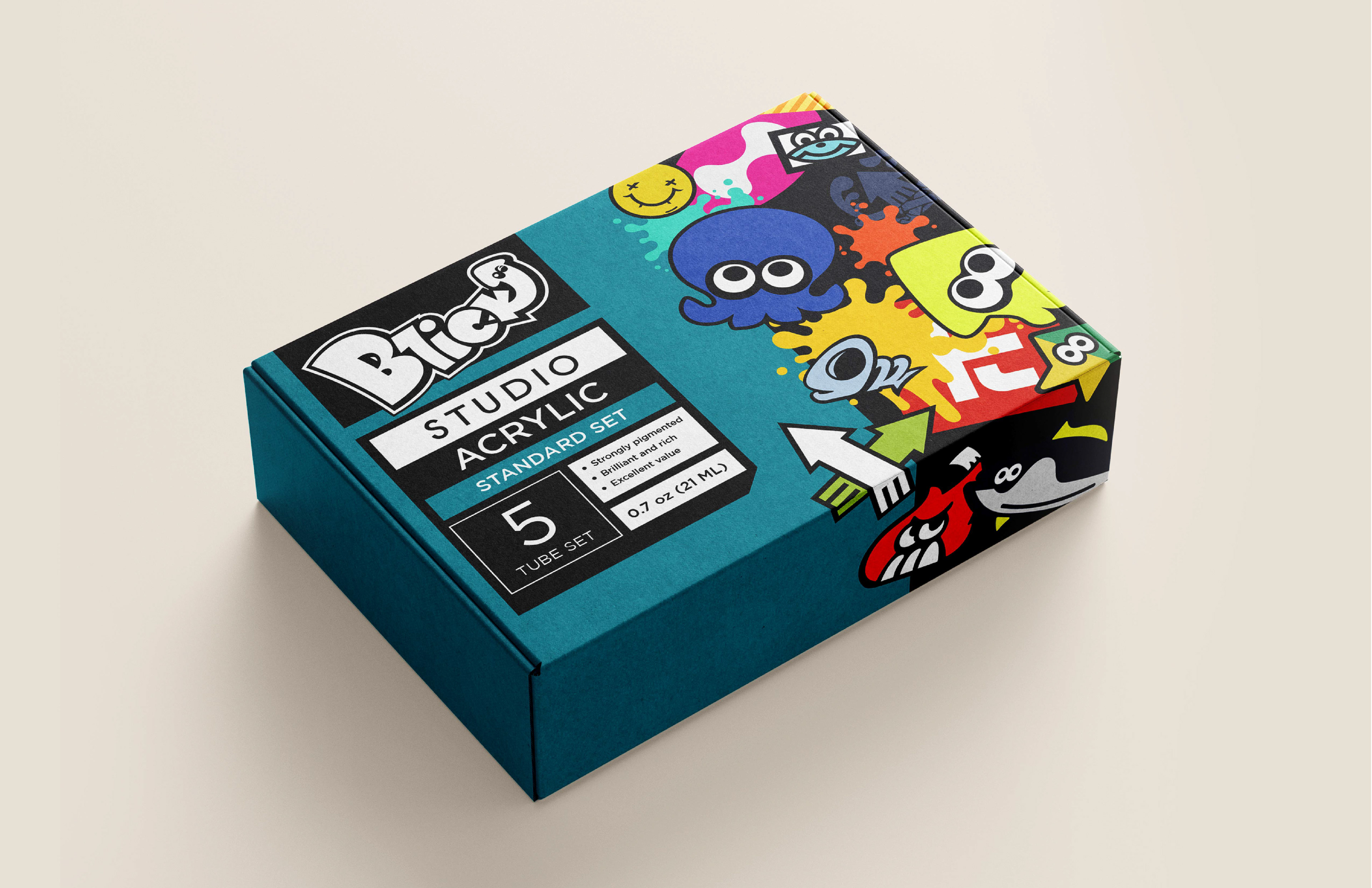 Acrylic Paint Set Box