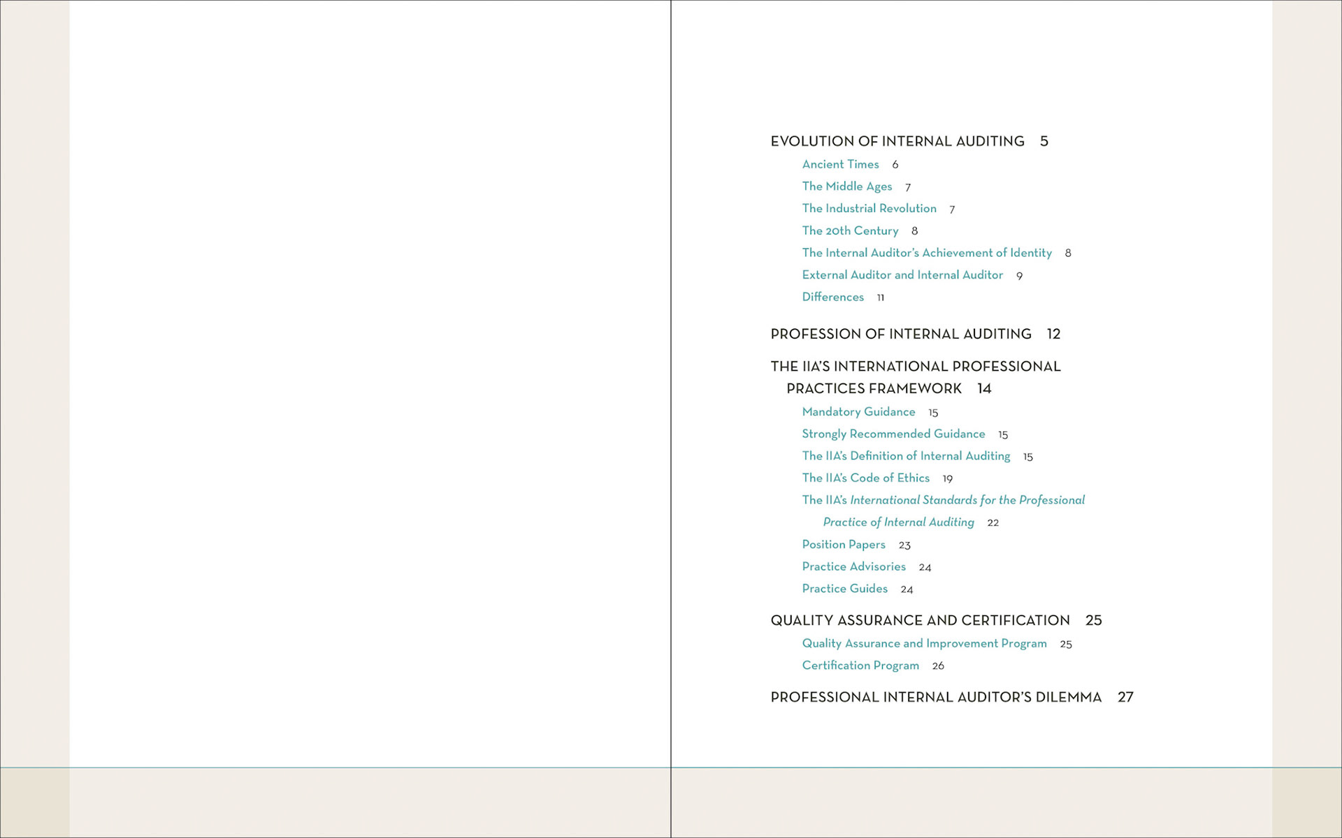 Institute of International Auditors / Sawyer's Guide for Internal Auditors